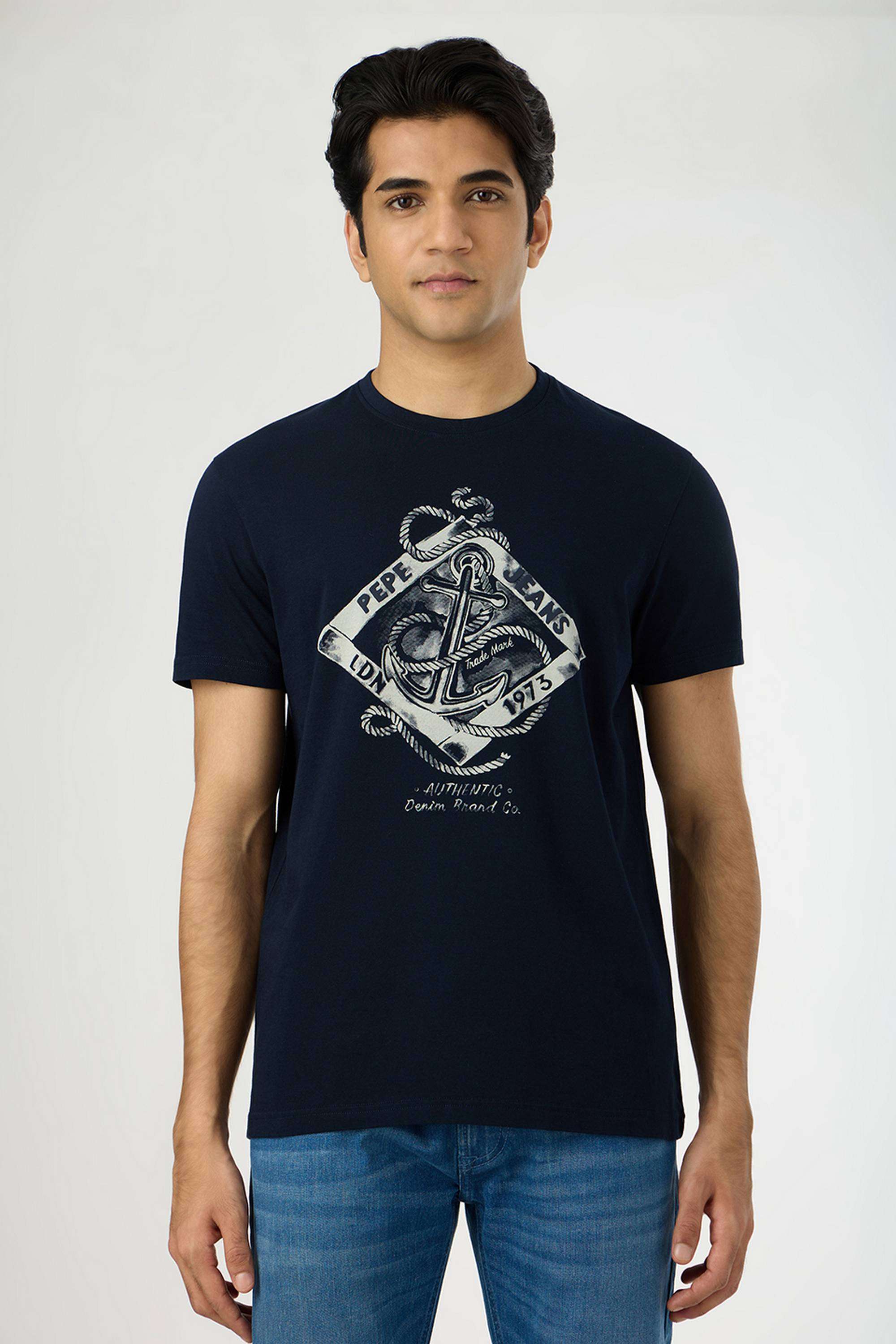 Graphic-Print-Cotton-Round-Neck-Men-s-T-Shirt