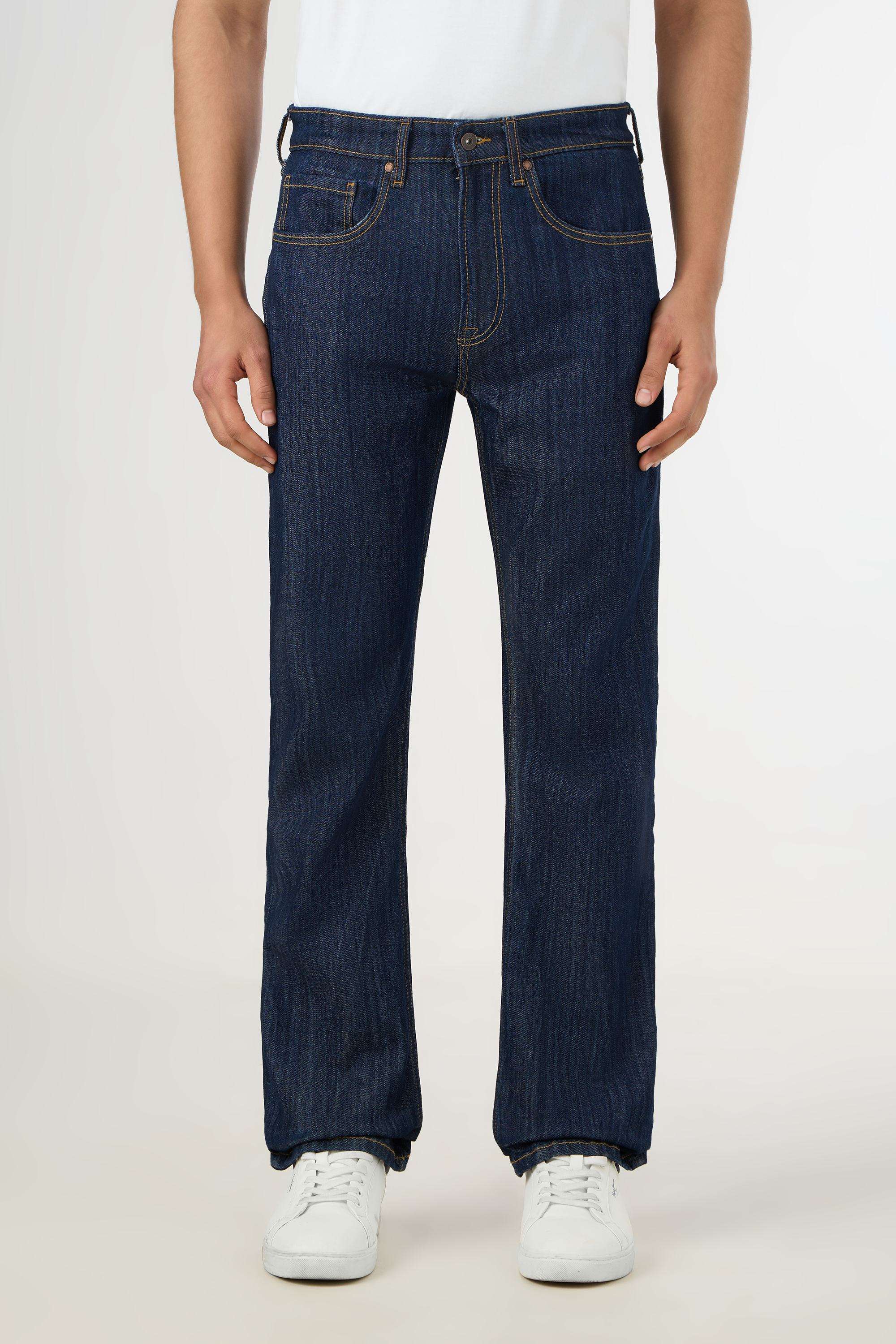 Light-Wash-Blended-Fabric-Slim-Fit-Men-s-Jeans