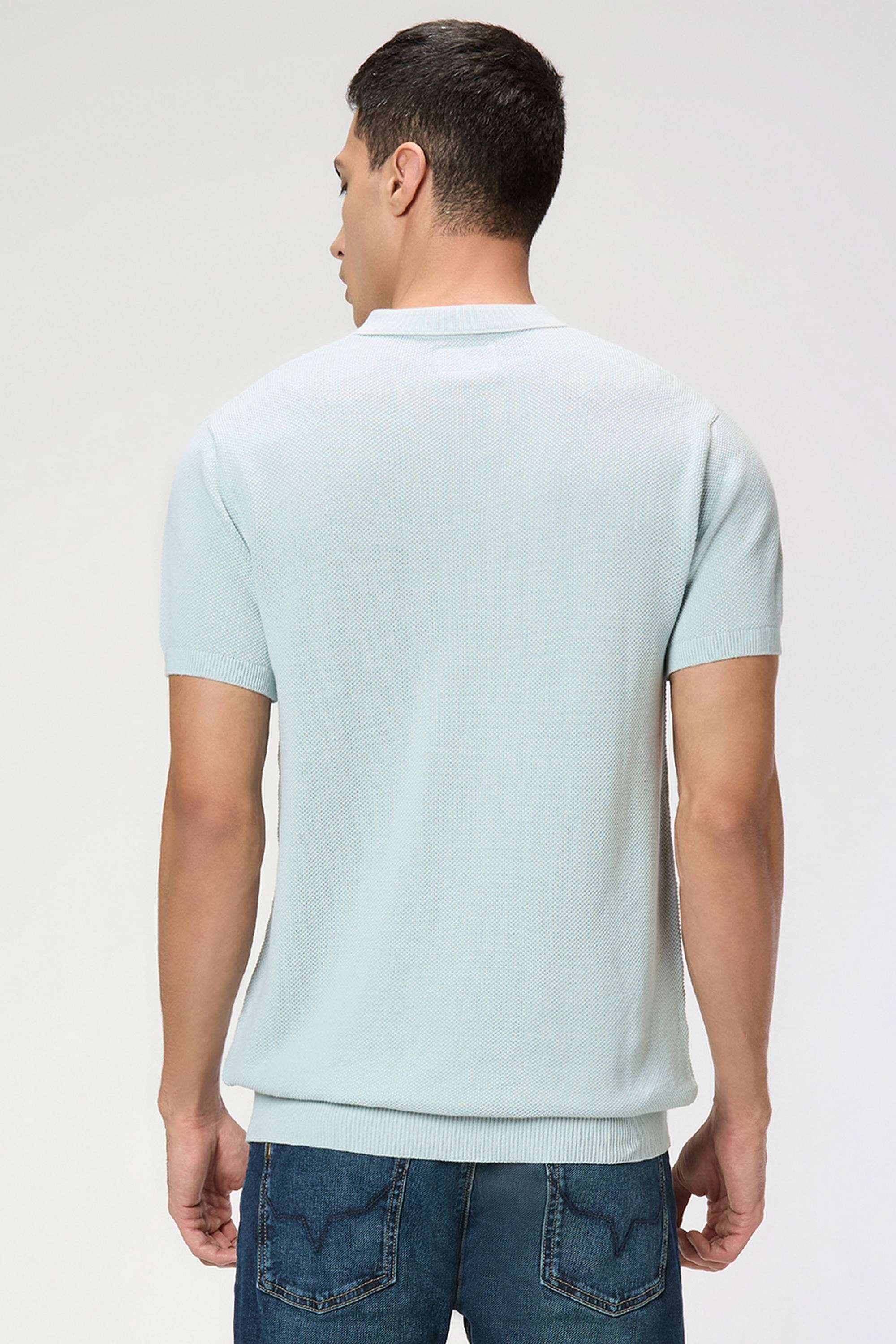 Solid-Cotton-Collared-Men-s-Sweater
