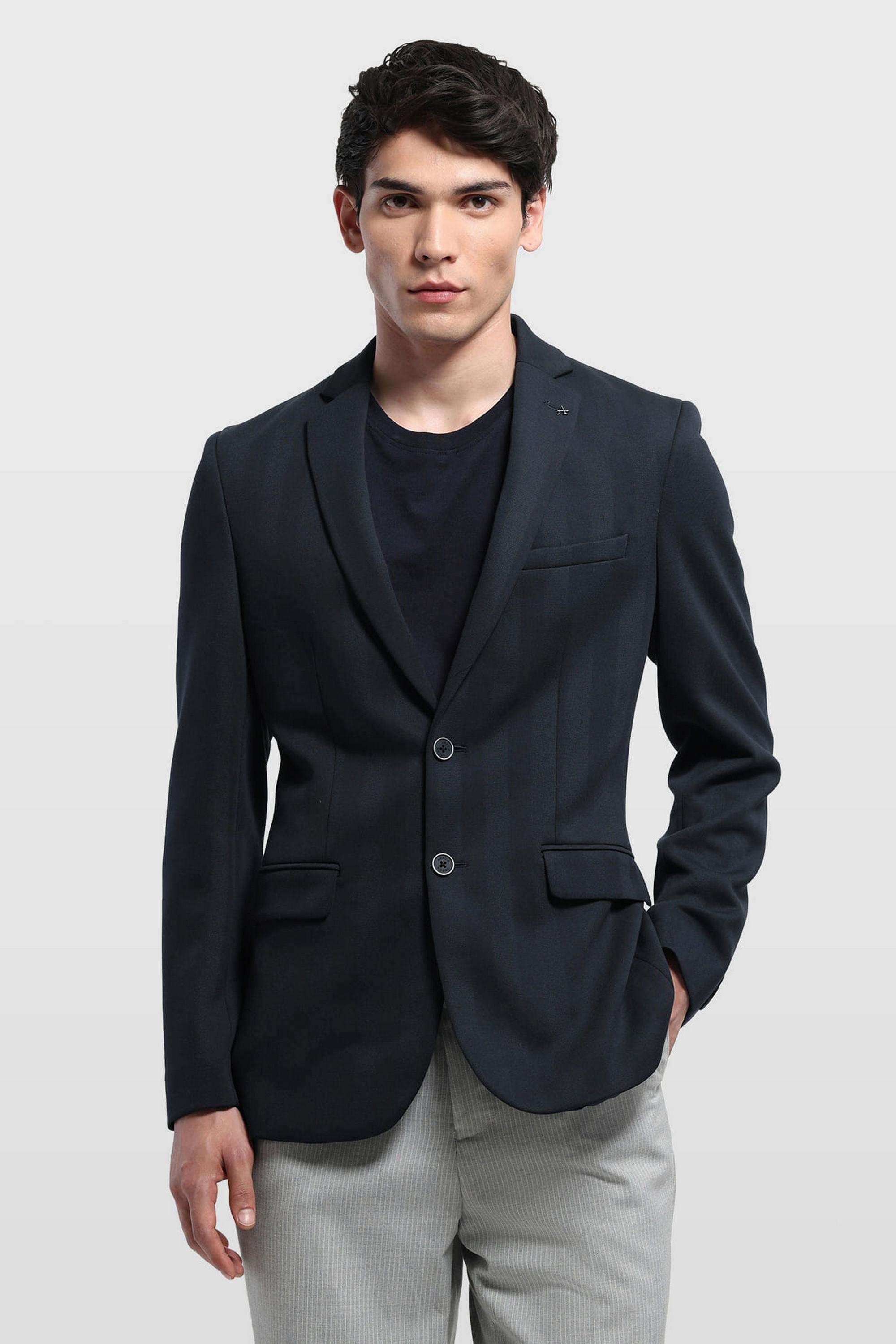 Printed-Polyester-Slim-Fit-Men-s-Blazer
