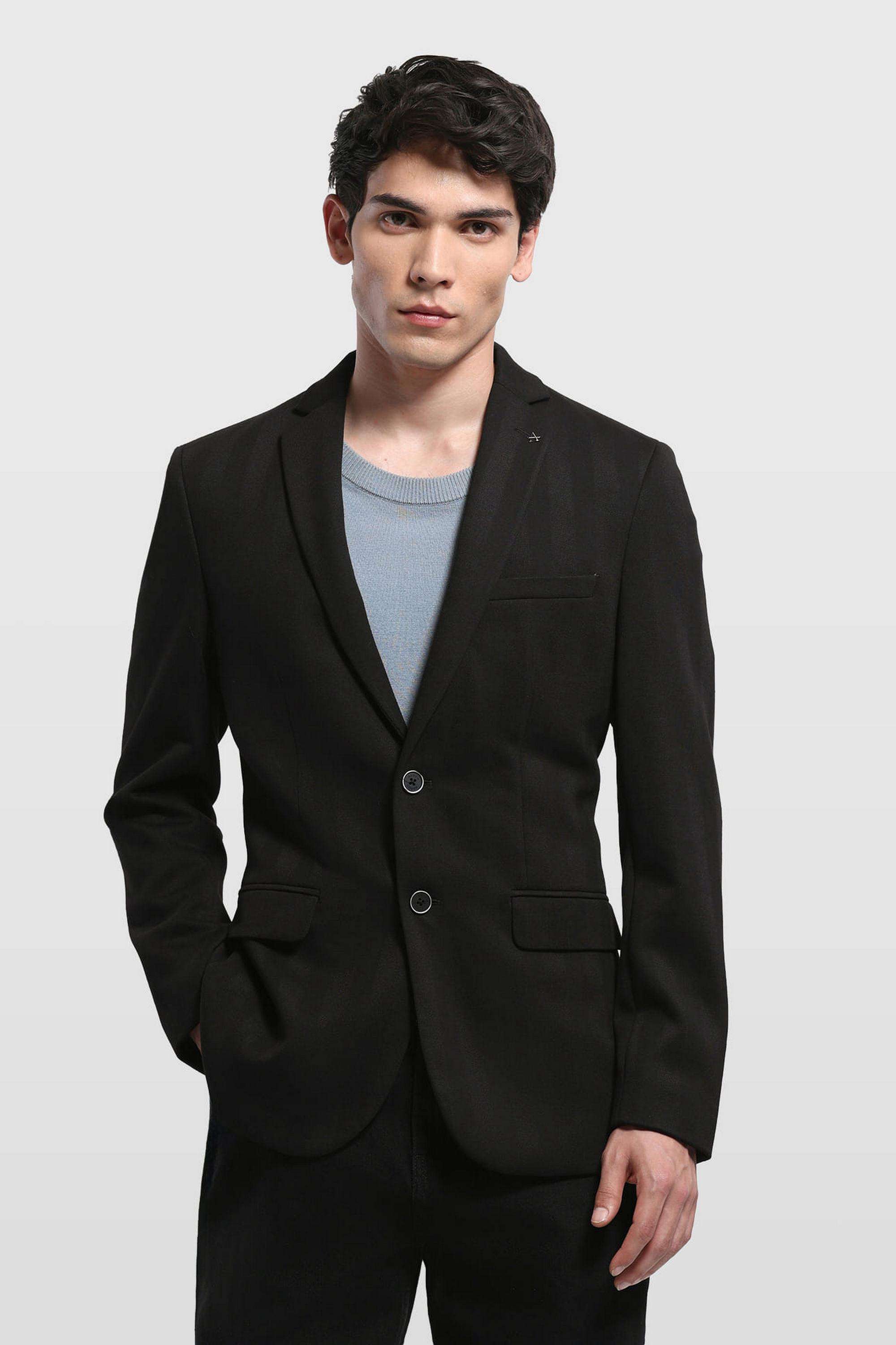 Printed-Polyester-Slim-Fit-Men-s-Blazer