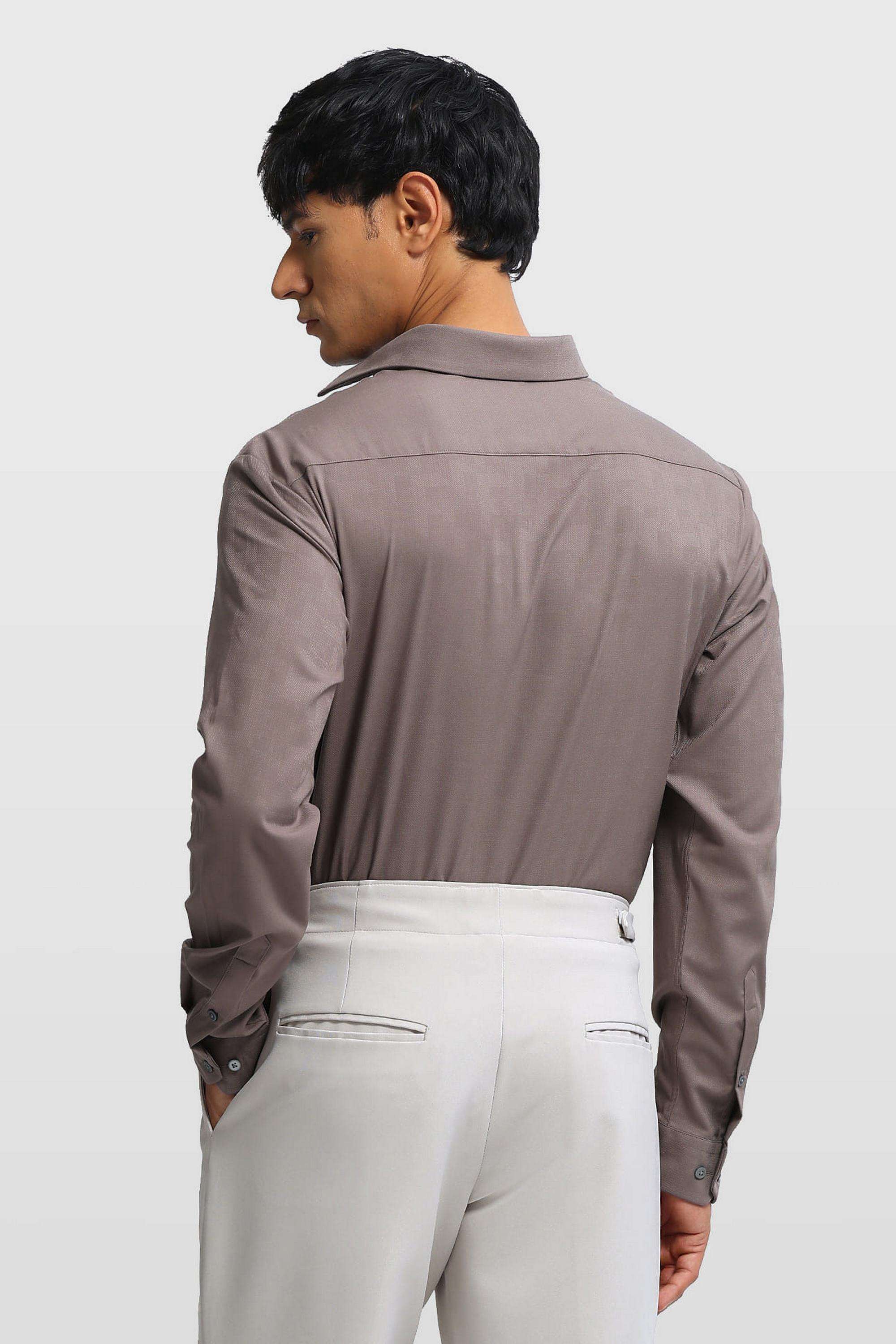 Printed-Blended-Fabric-Slim-Fit-Men-s-Formal-Shirt