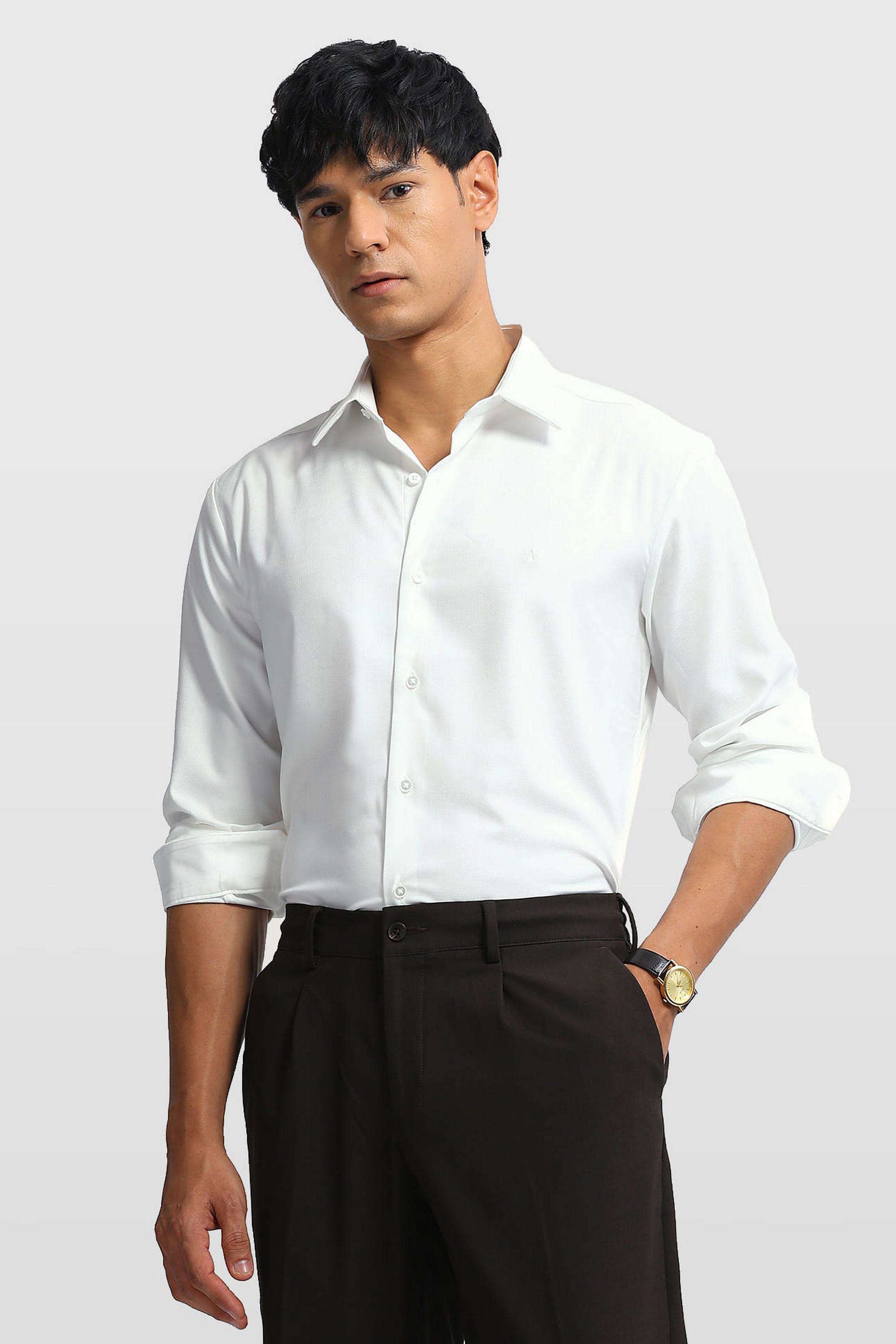 Printed-Blended-Fabric-Slim-Fit-Men-s-Formal-Shirt