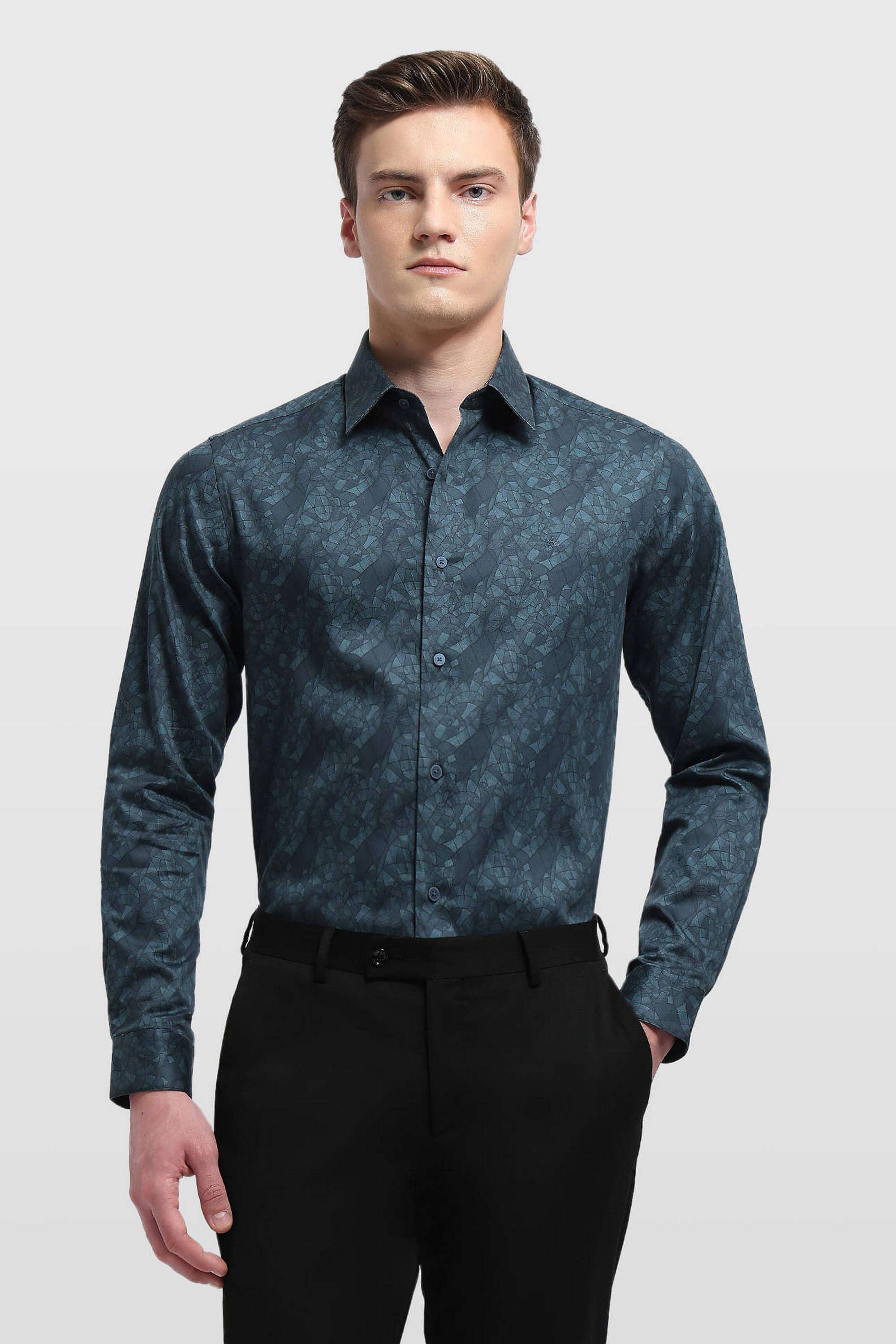 Printed-Cotton-Slim-Fit-Men-s-Shirt