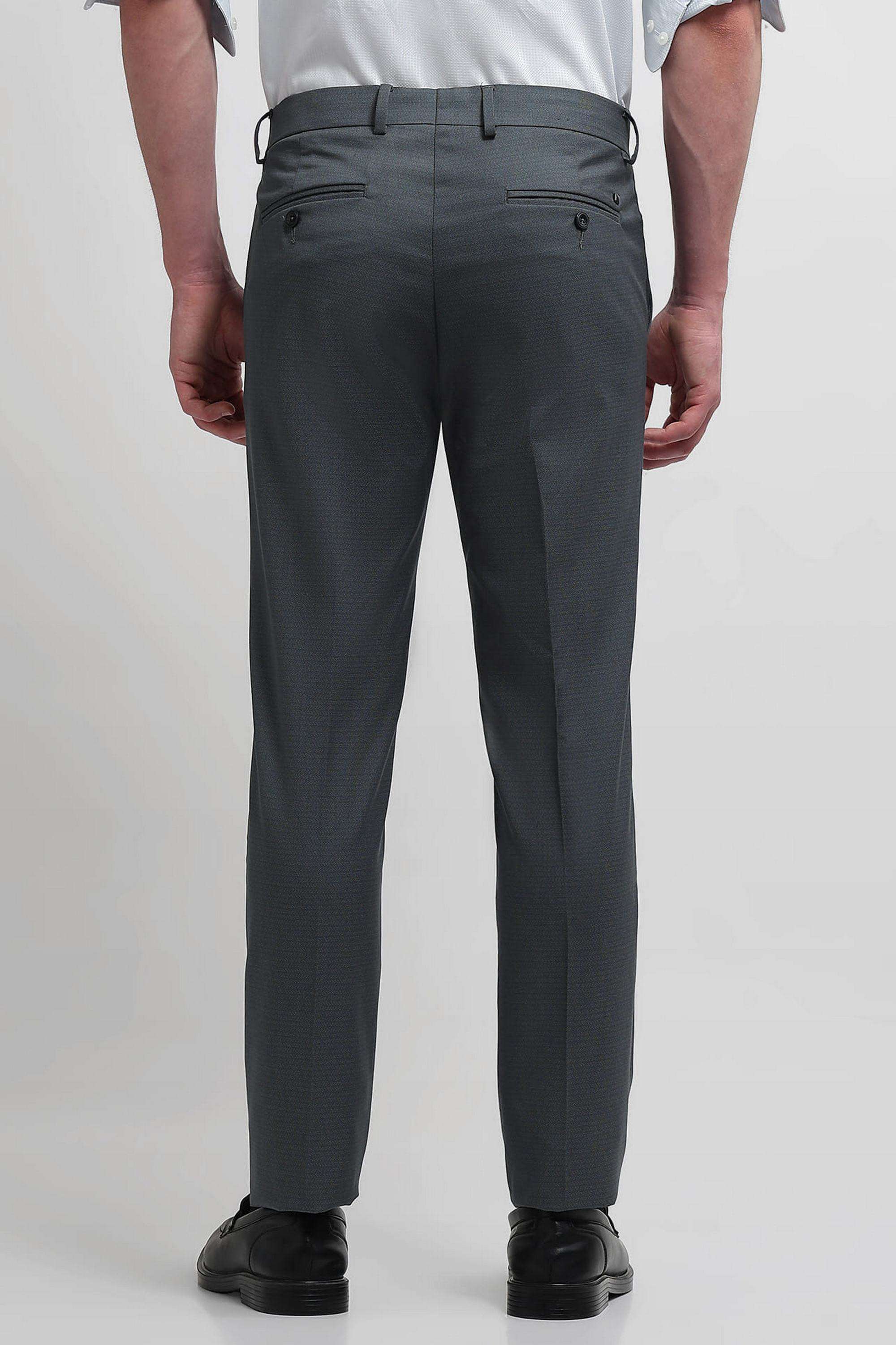 Mid-rise-Polyester-Super-slim-fit-Men-s-Trousers