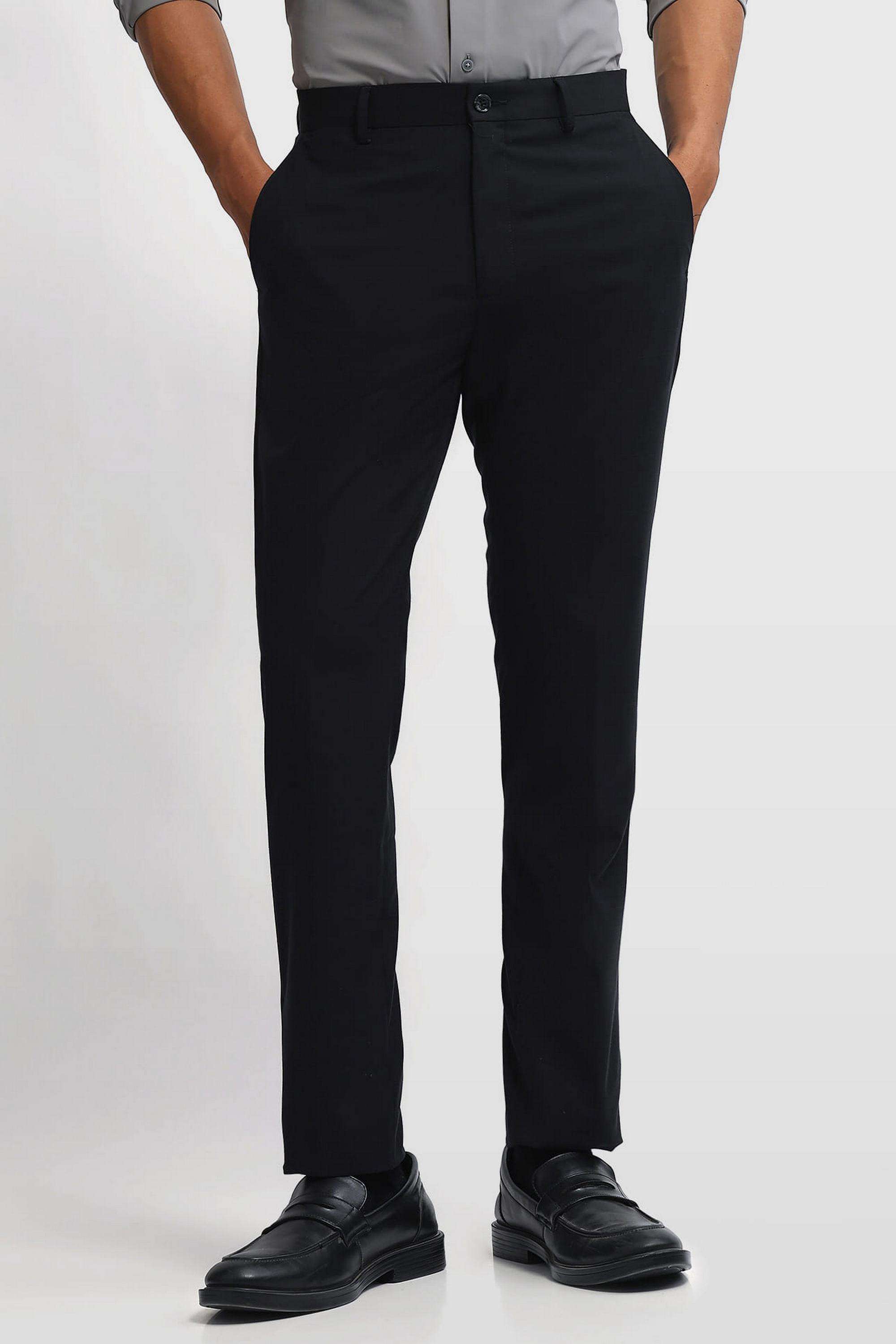 Checks-Polyester-Super-Slim-Fit-Men-s-Formal-Trousers