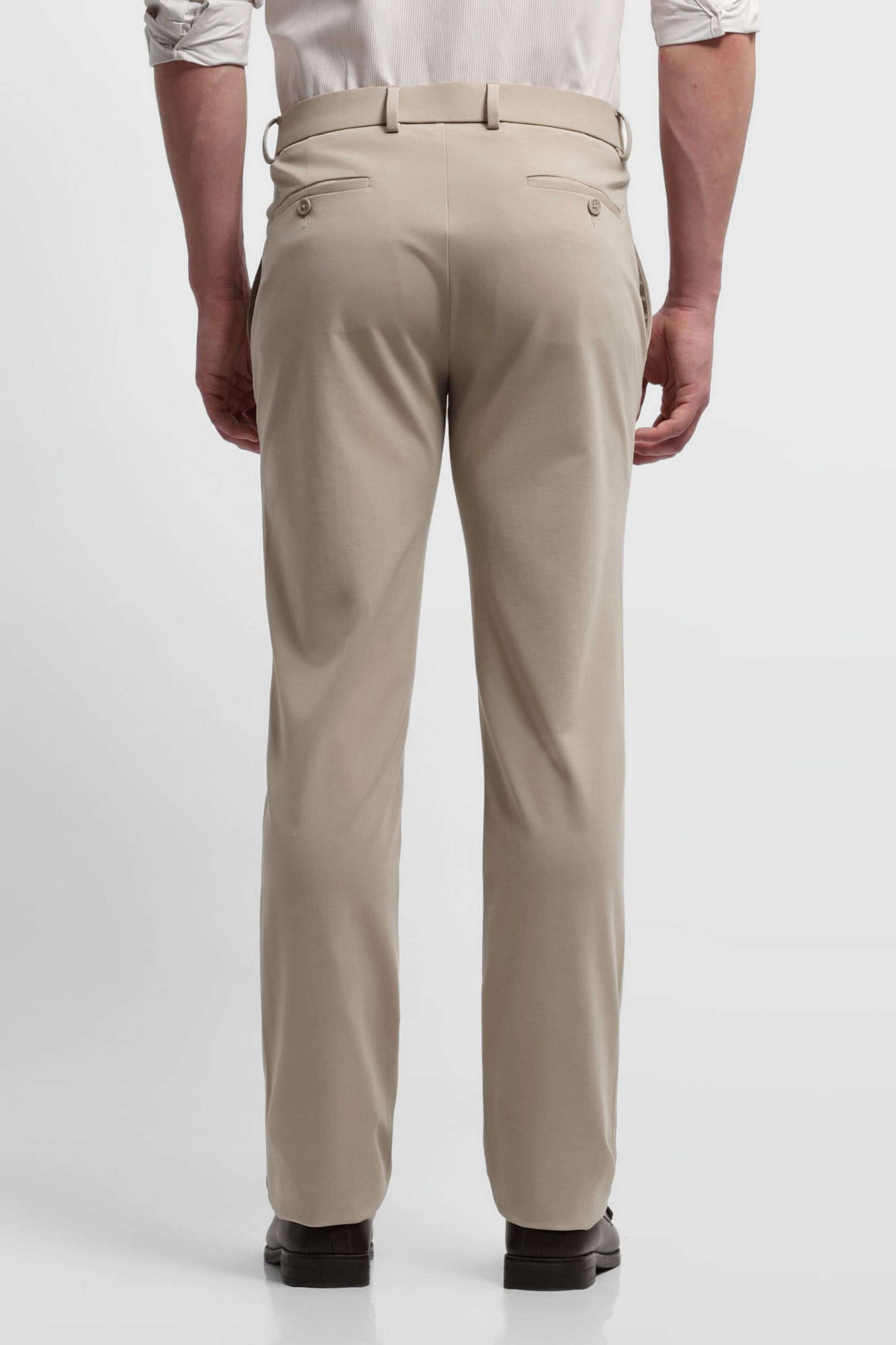 Solid-Blended-Fabric-Regular-Fit-Men-s-Formal-Trousers