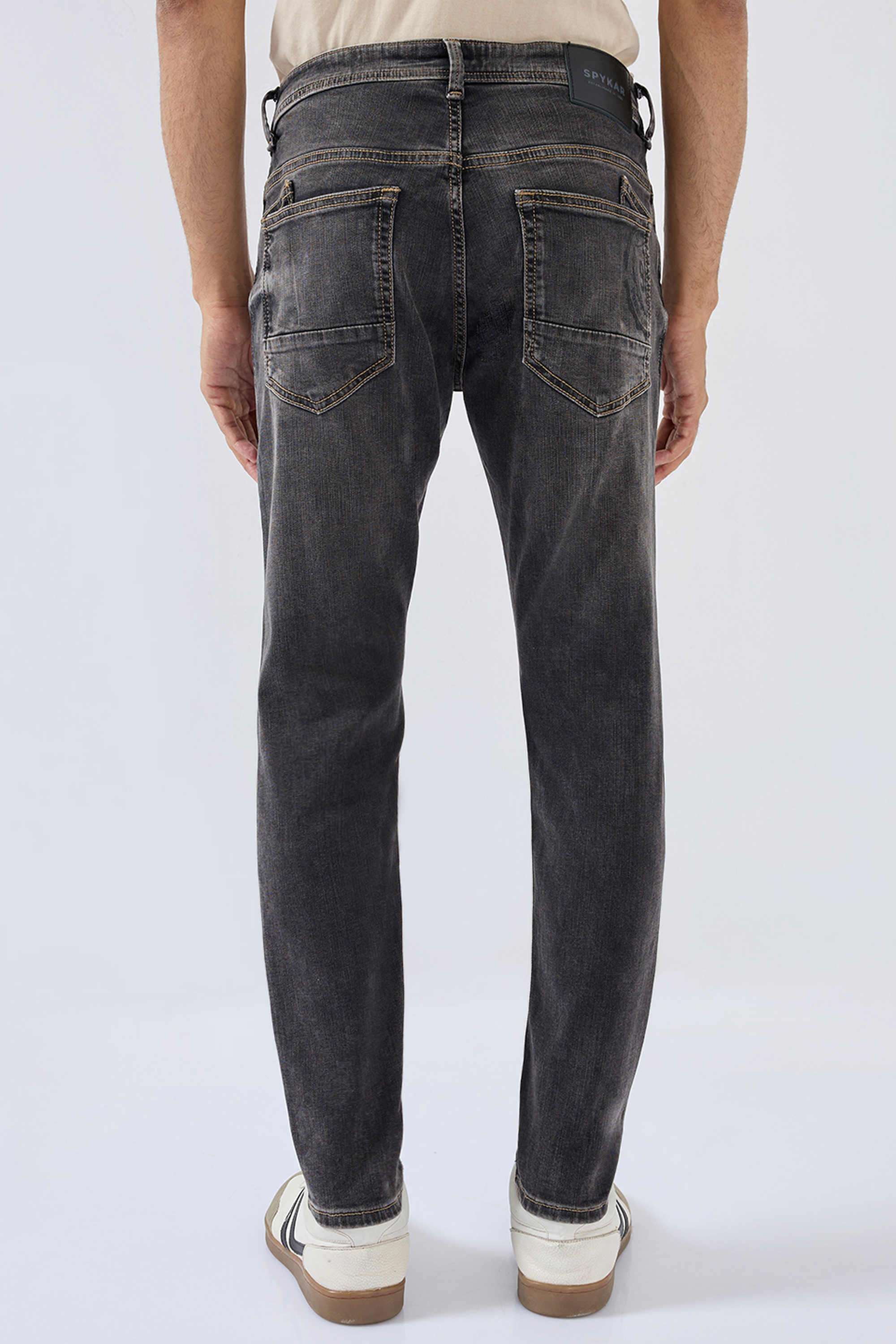 Solid-Cotton-Slim-Fit-Men-s-Jeans