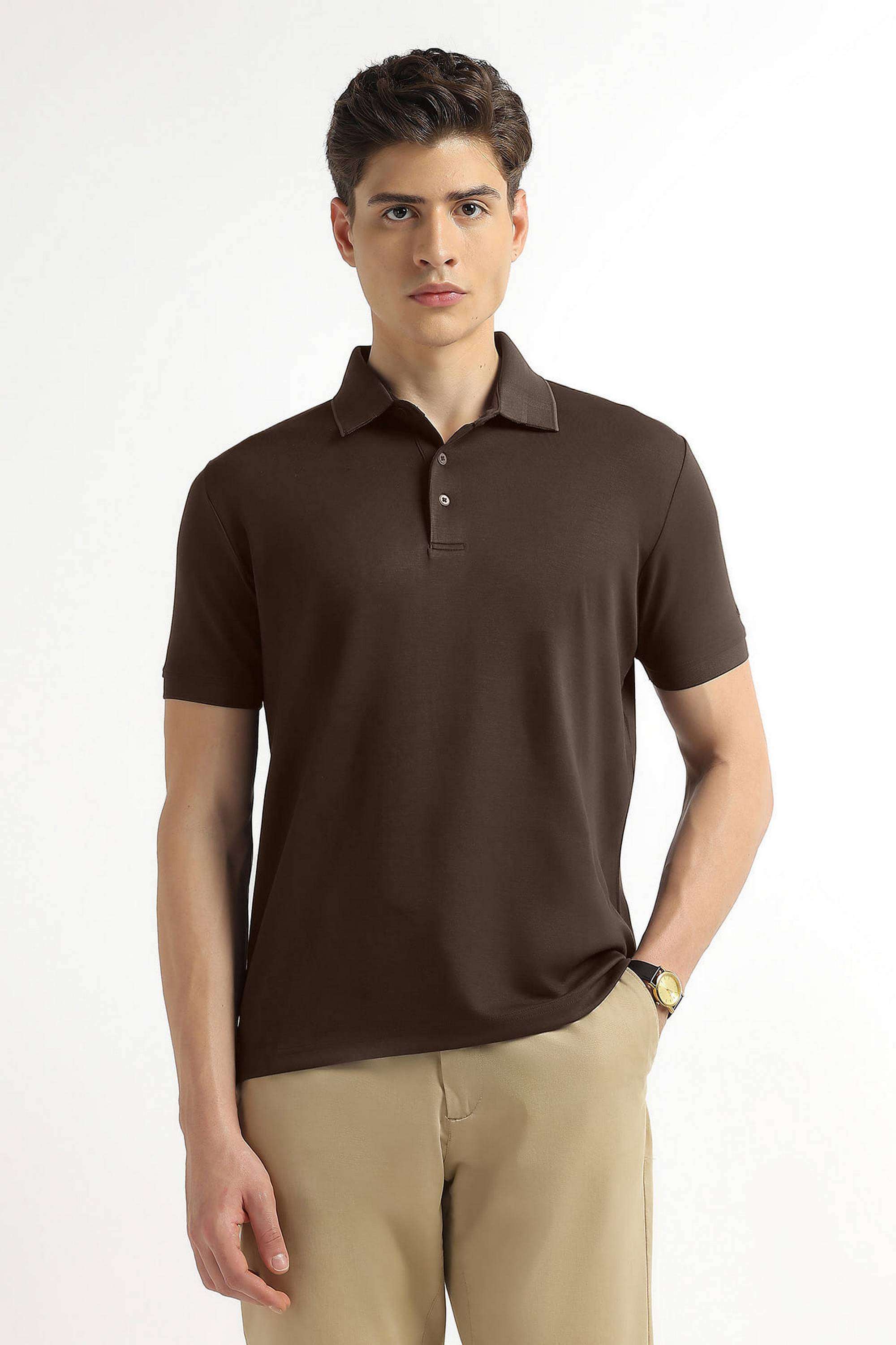 Solid-Cotton-Regular-Fit-Men-s-Shirt