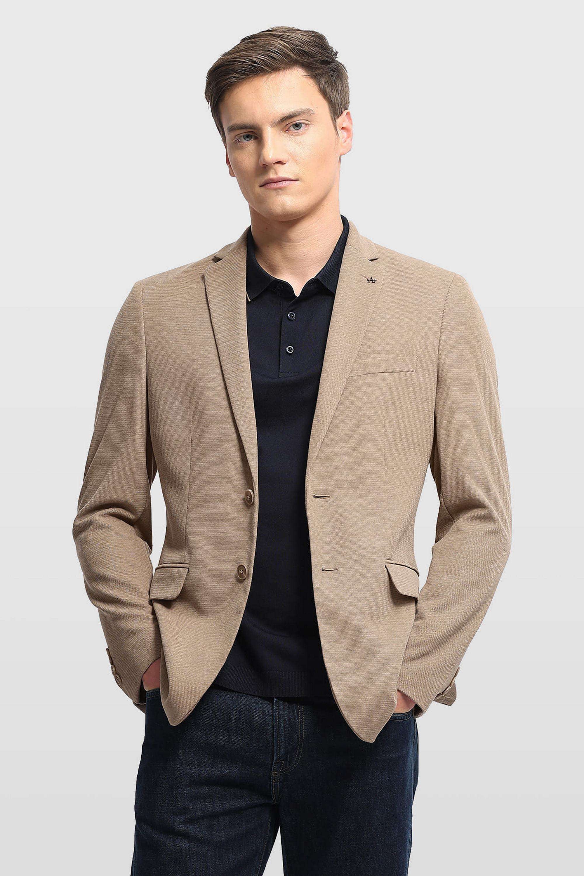 Zero-Calorie-Slim-Fit-Knitted-Formal-Blazer