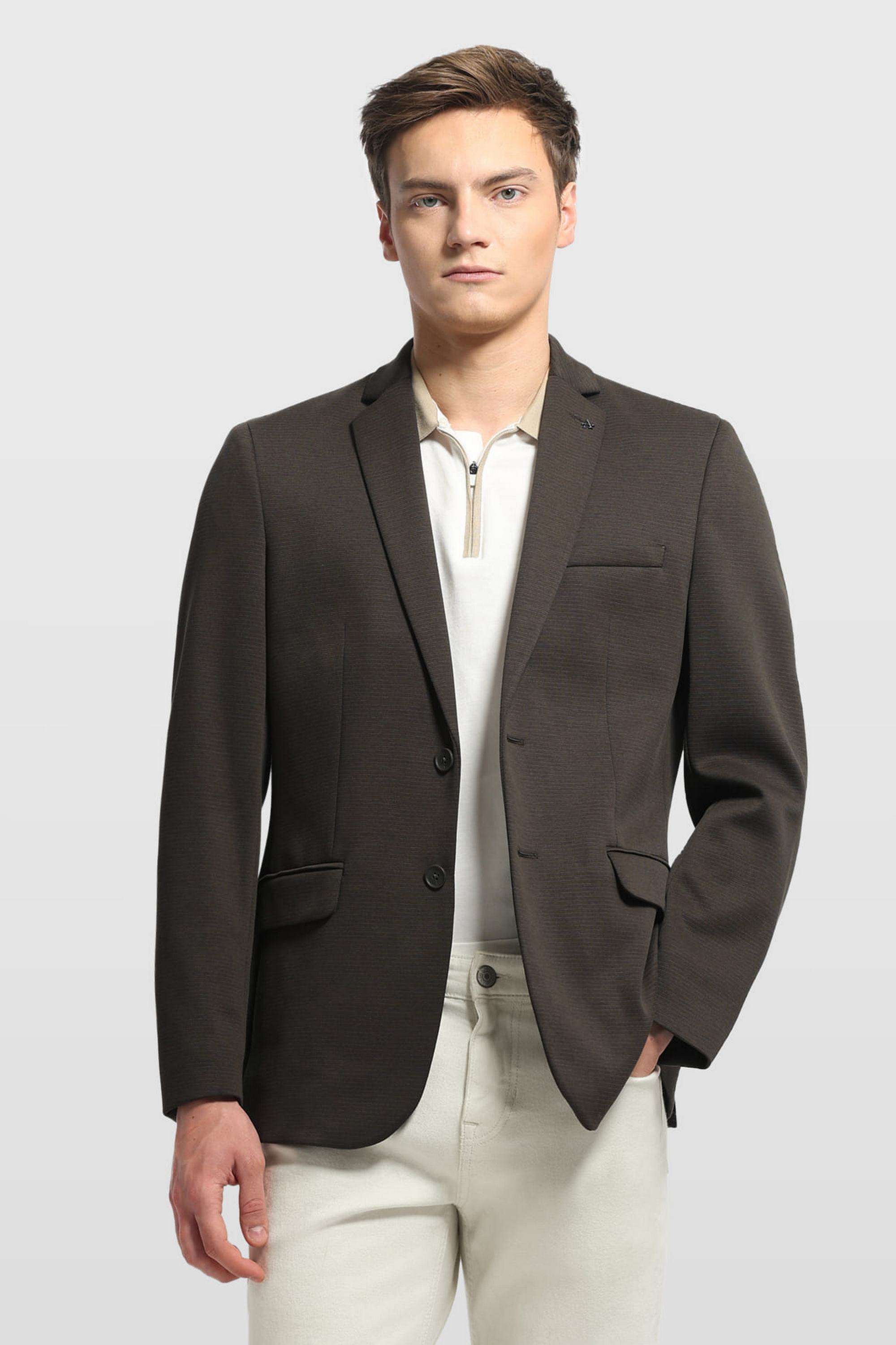 Solid-Polyester-Slim-Fit-Men-s-Blazer
