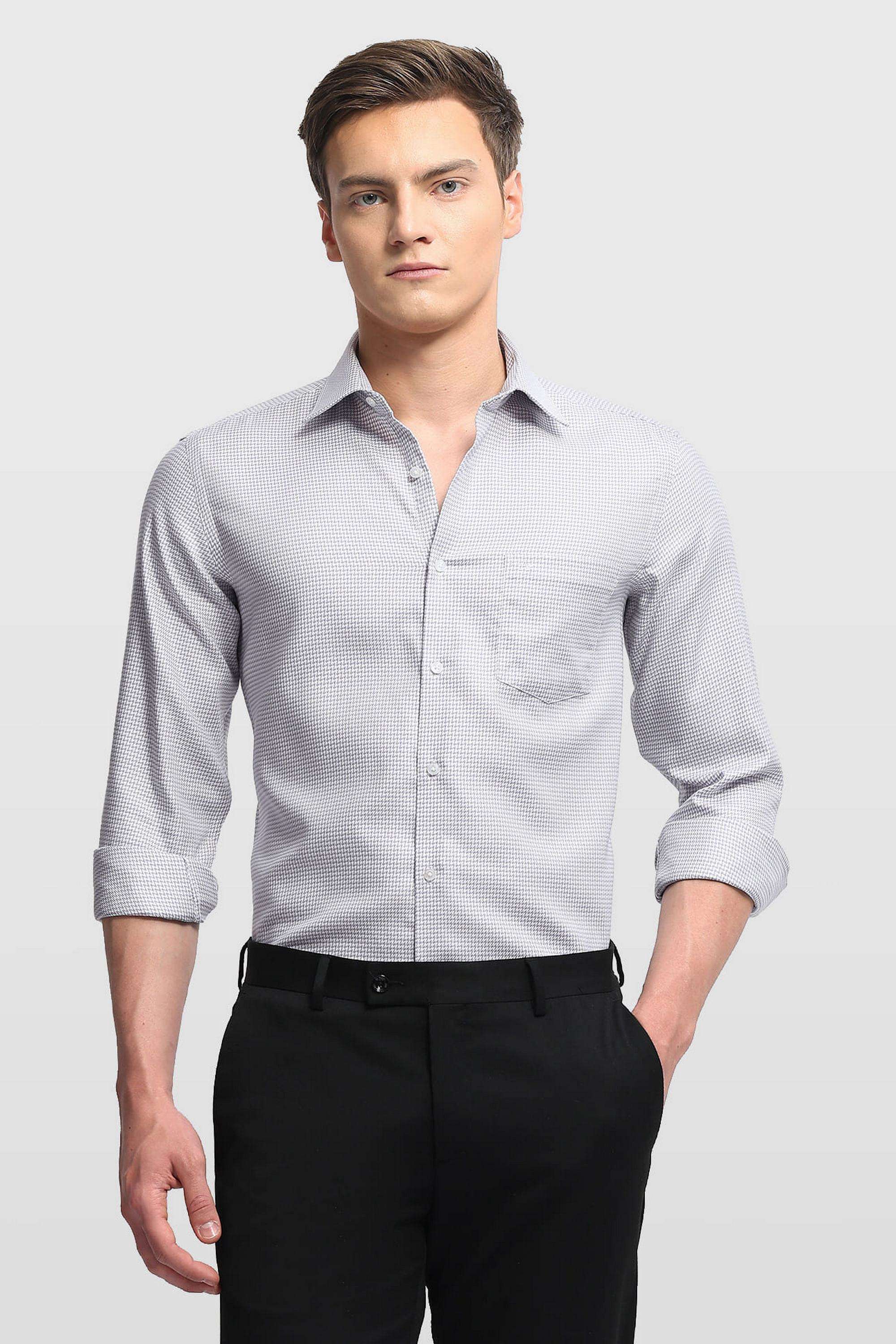 Printed-Cotton-Slim-Fit-Men-s-Formal-Shirt
