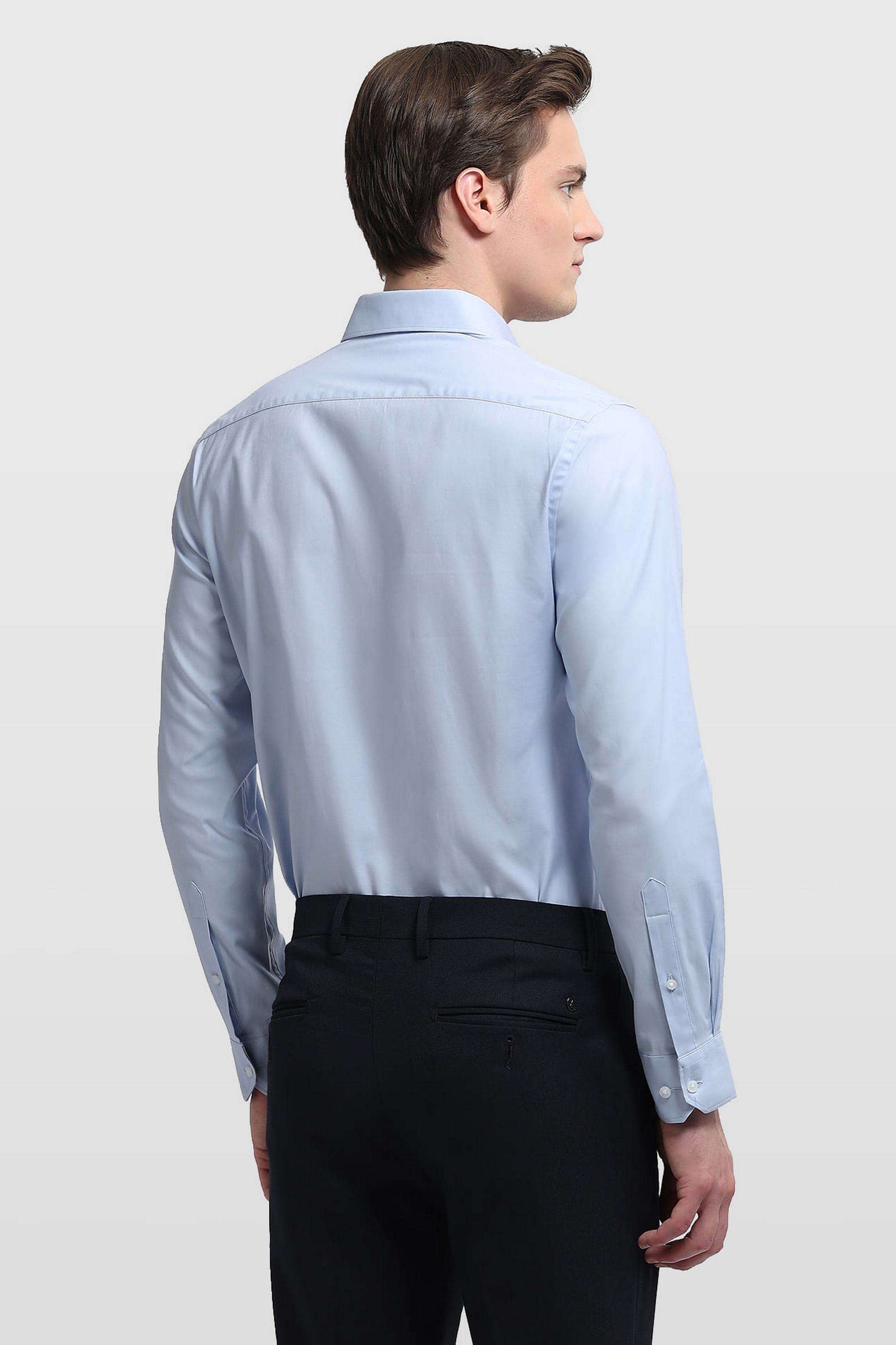 Solid-Acrylic-Slim-Fit-Men-s-Shirt