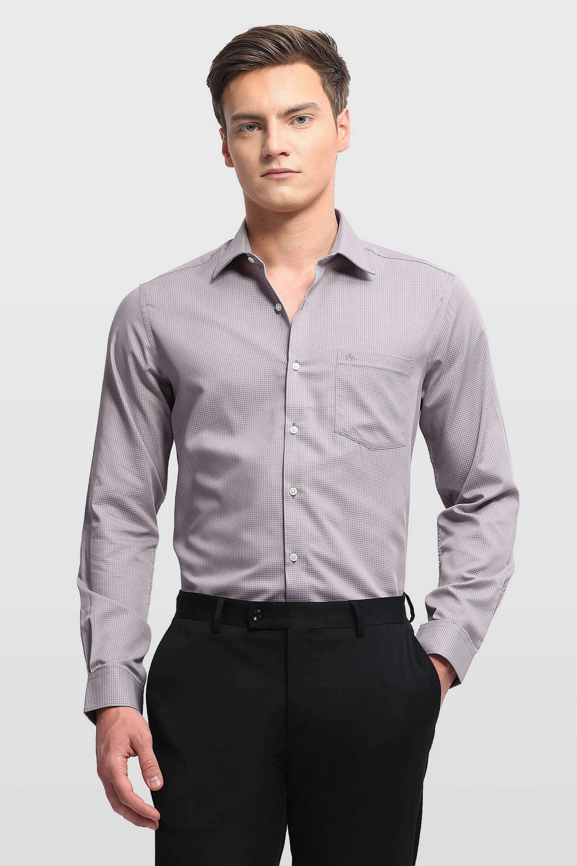 Checks-Viscose-Slim-Fit-Men-s-Formal-Shirt
