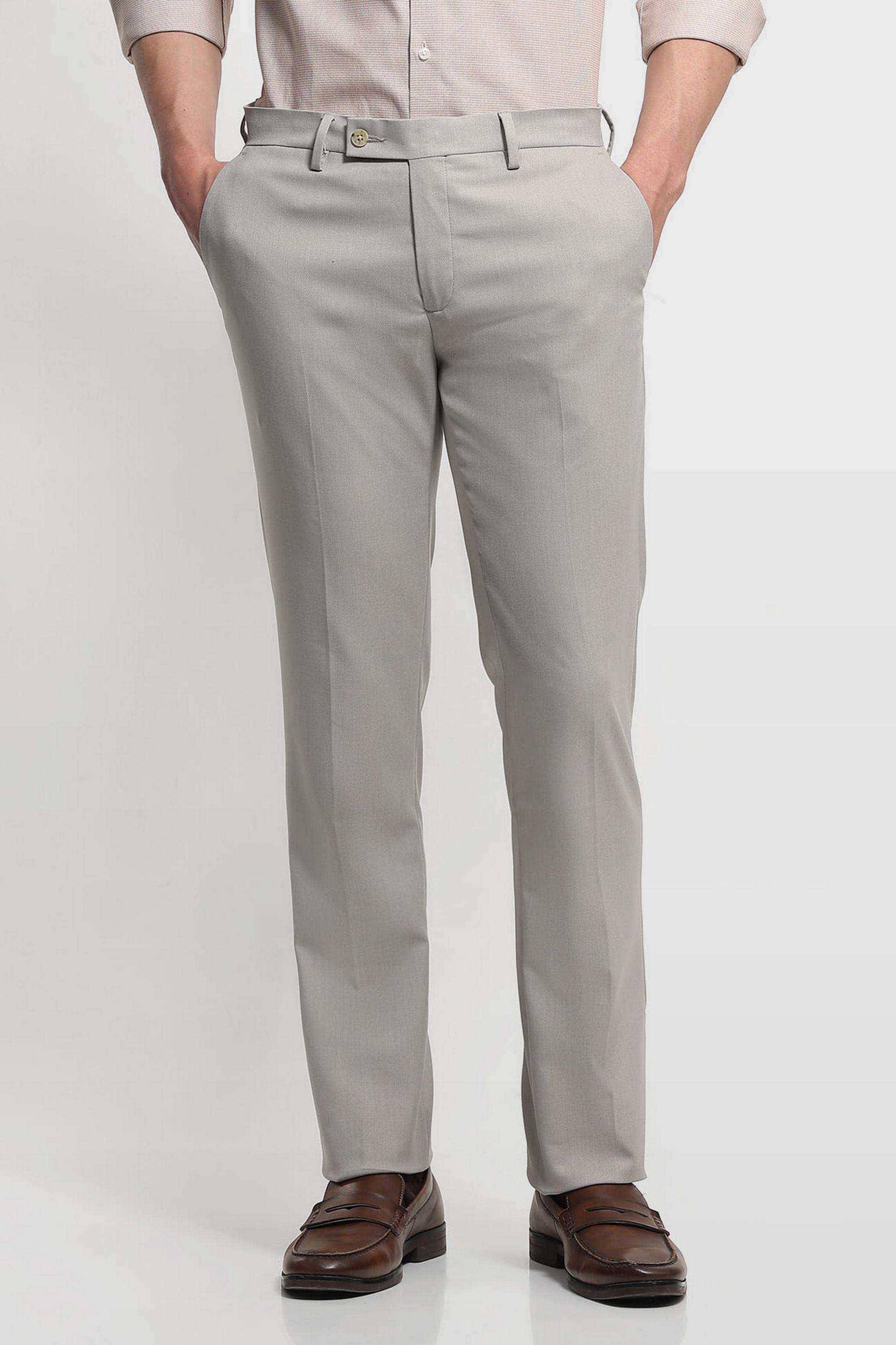Solid-Polyester-Regular-Fit-Men-s-Formal-Trousers