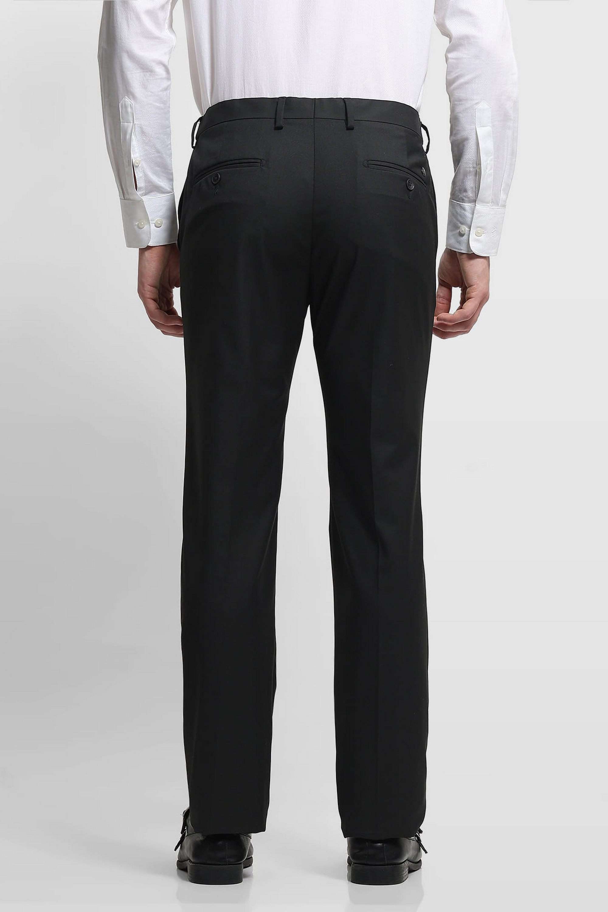 Solid-Polyester-Regular-Fit-Men-s-Formal-Trousers