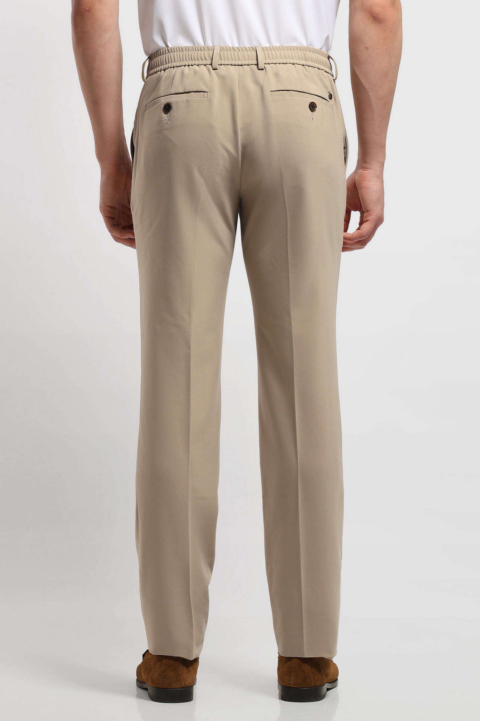Solid-Polyester-Regular-Fit-Men-s-Formal-Trousers