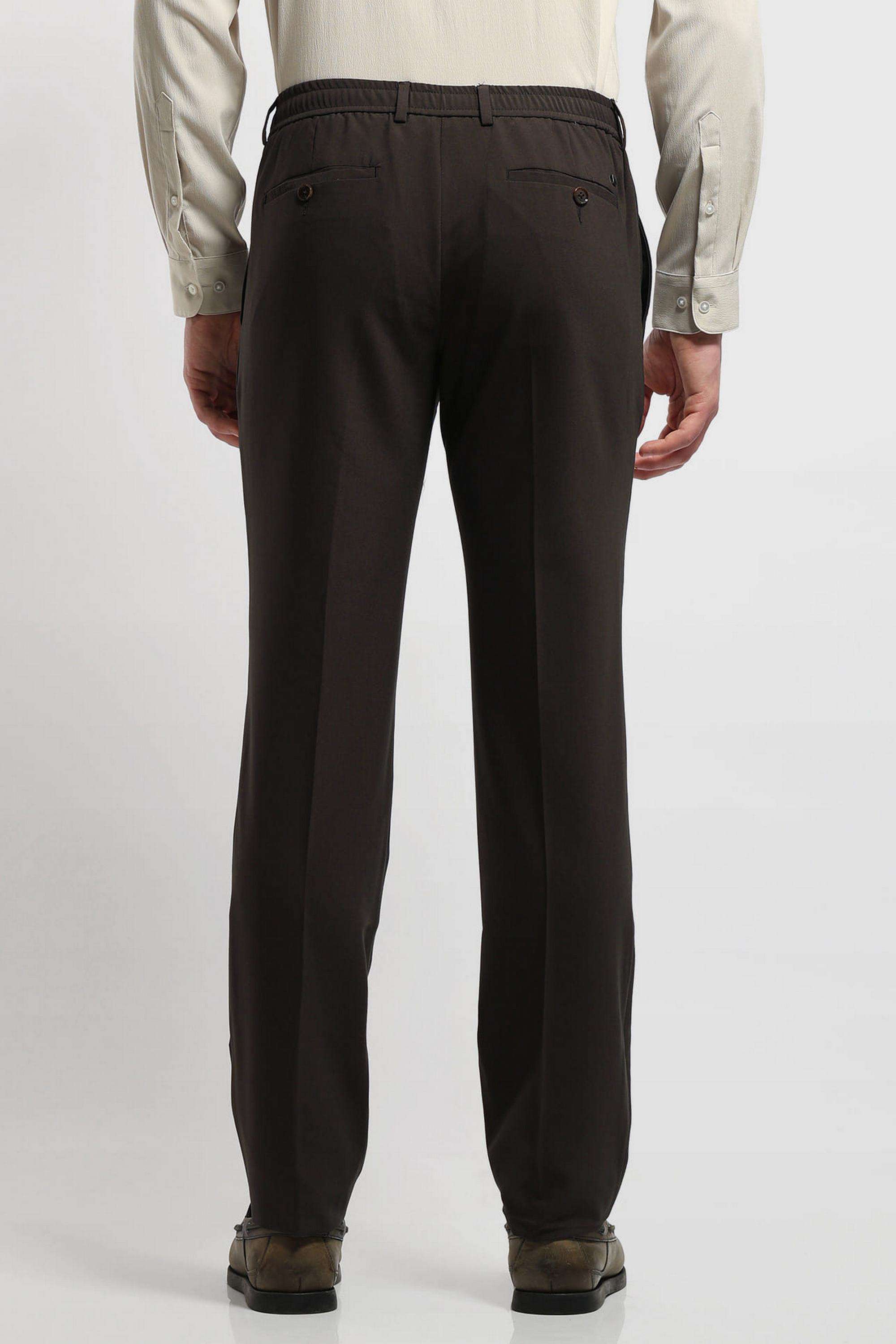 Solid-Polyester-Regular-Fit-Men-s-Formal-Trousers