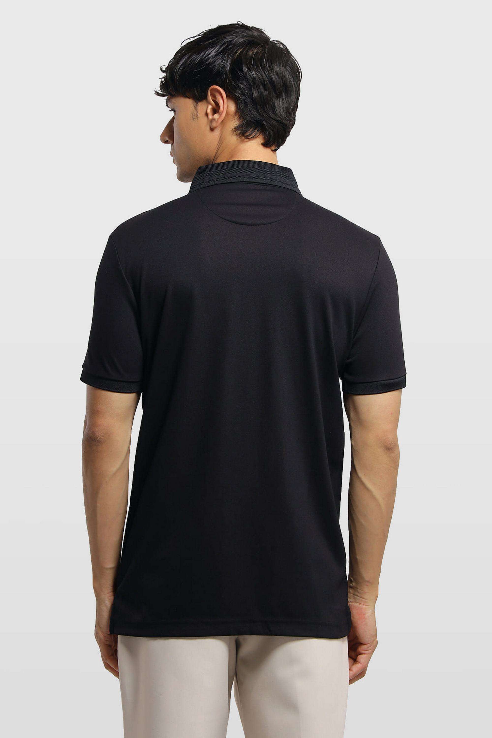 Solid-Rayon-Polo-Men-s-T-Shirt