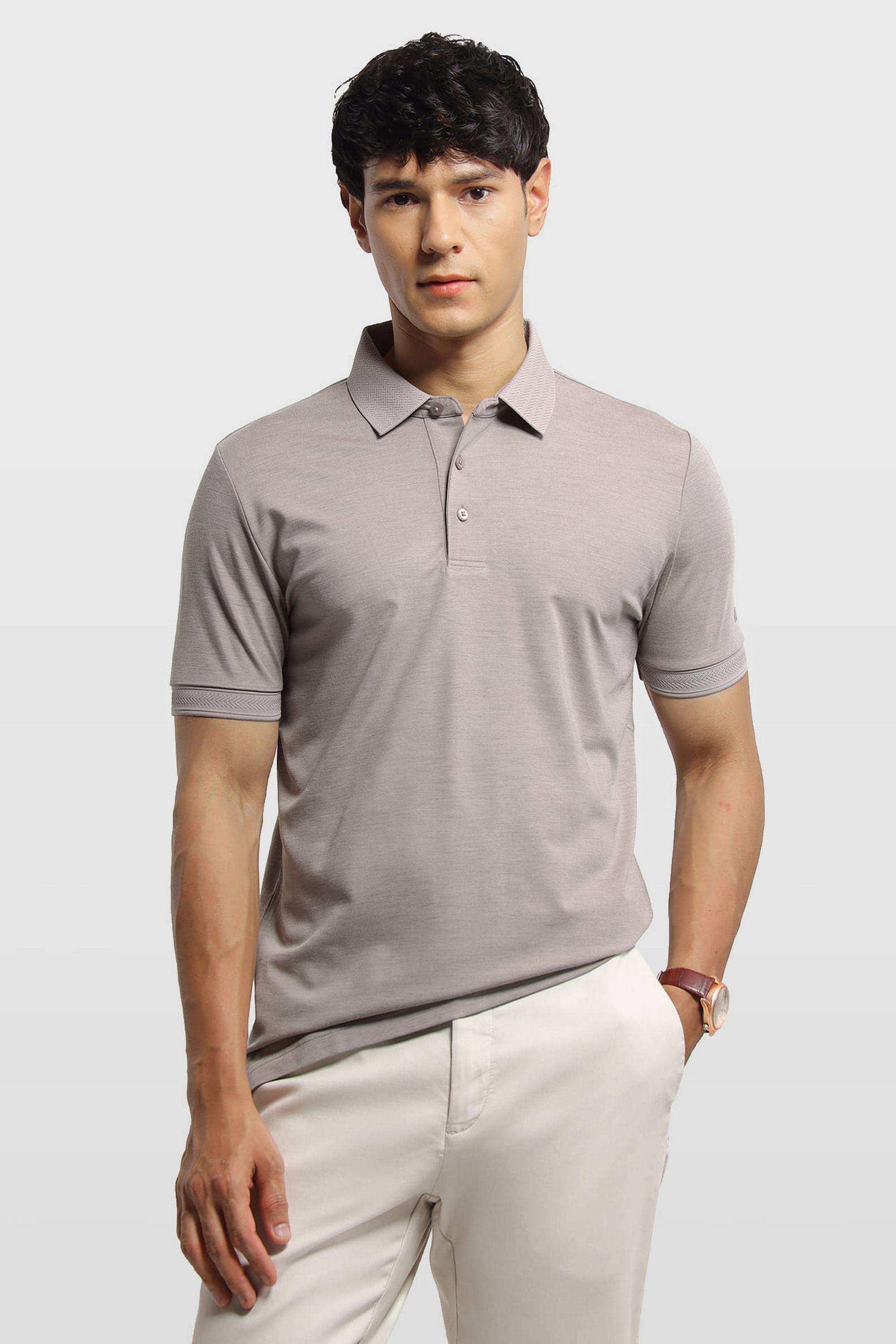 Solid-Rayon-Polo-Men-s-T-Shirt