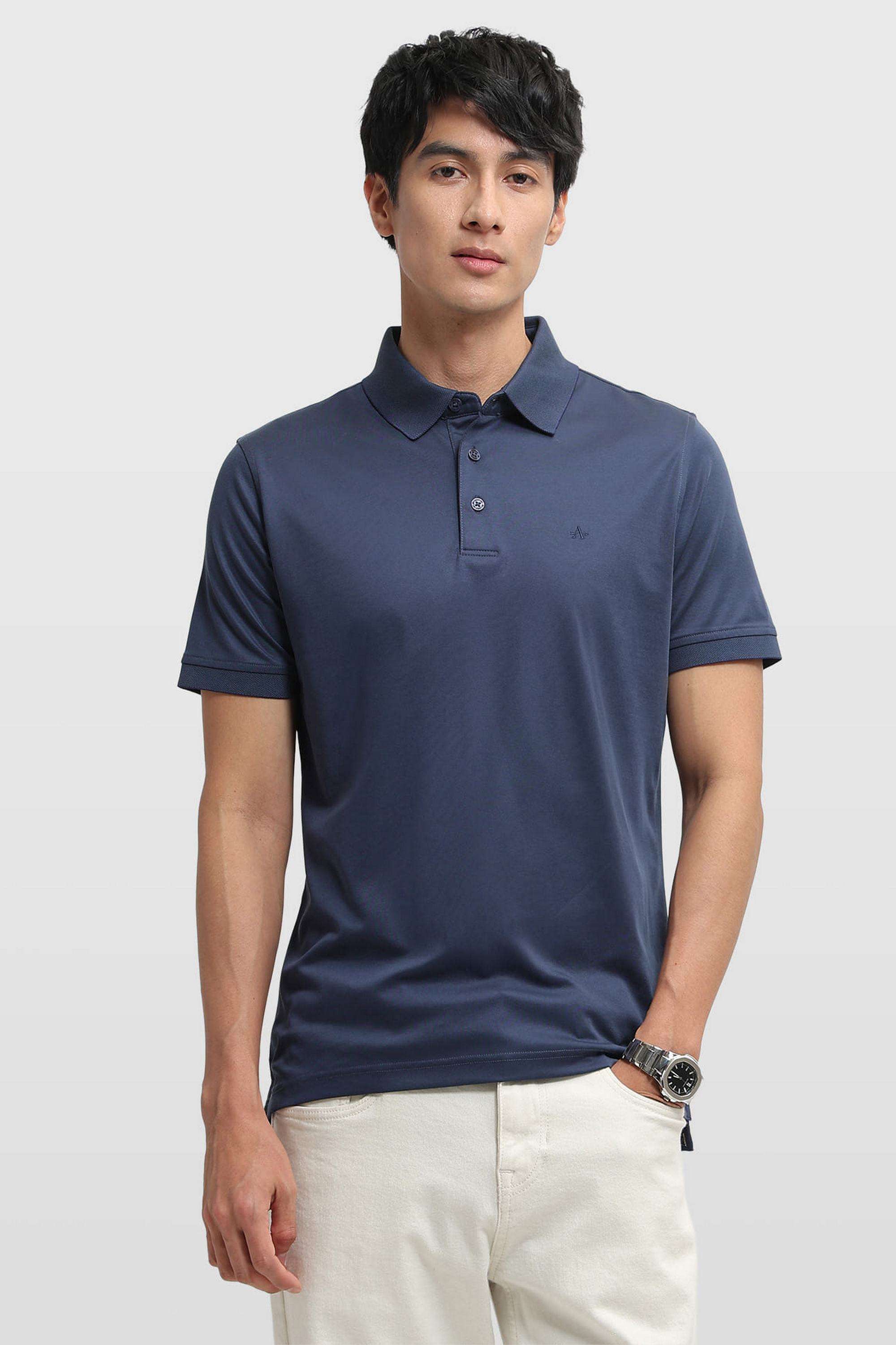 Solid-Cotton-Polo-Men-s-T-Shirt