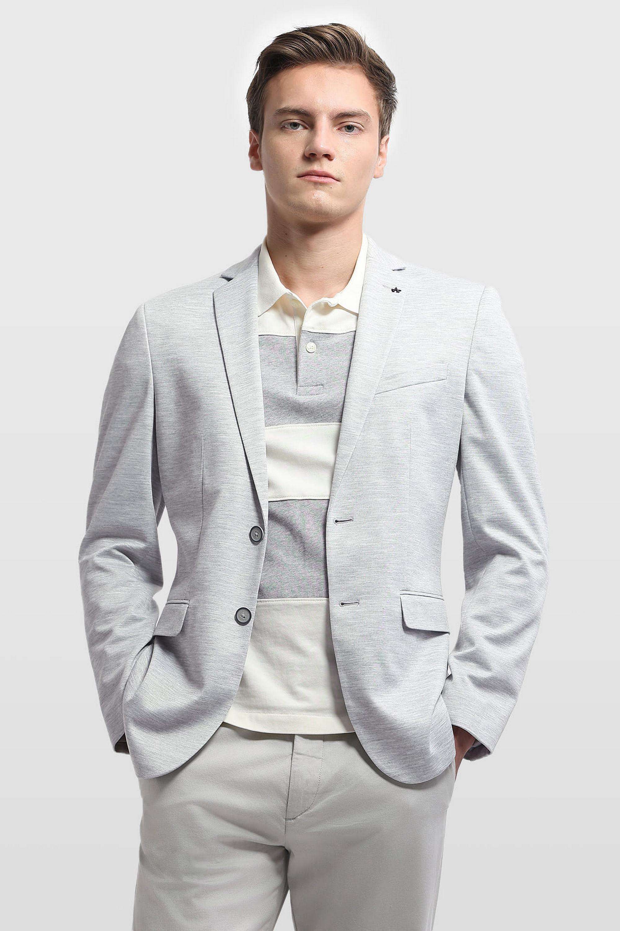 Abstract-Polyester-Slim-Fit-Men-s-Blazer