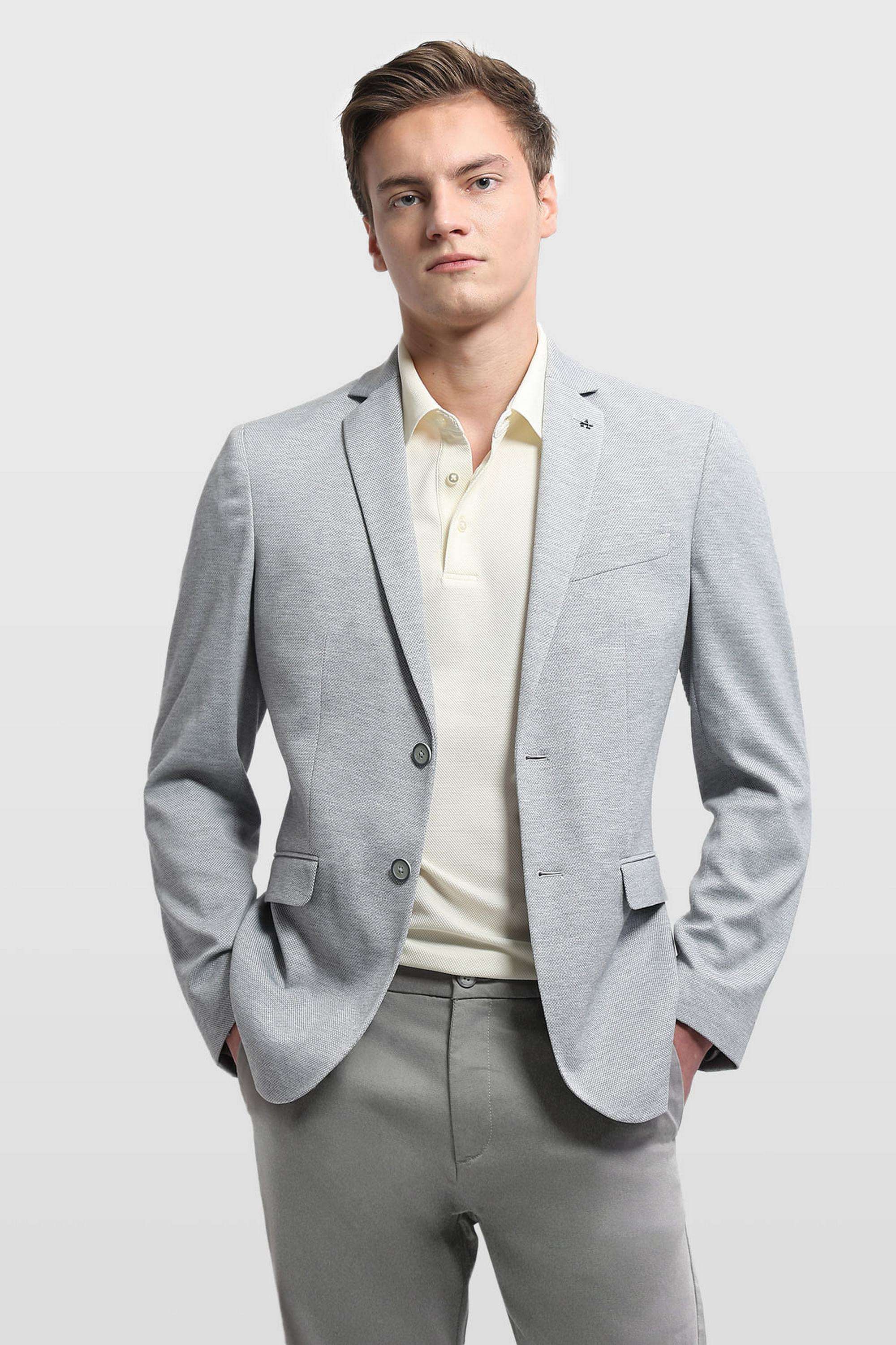 Abstract-Polyester-Slim-Fit-Men-s-Blazer