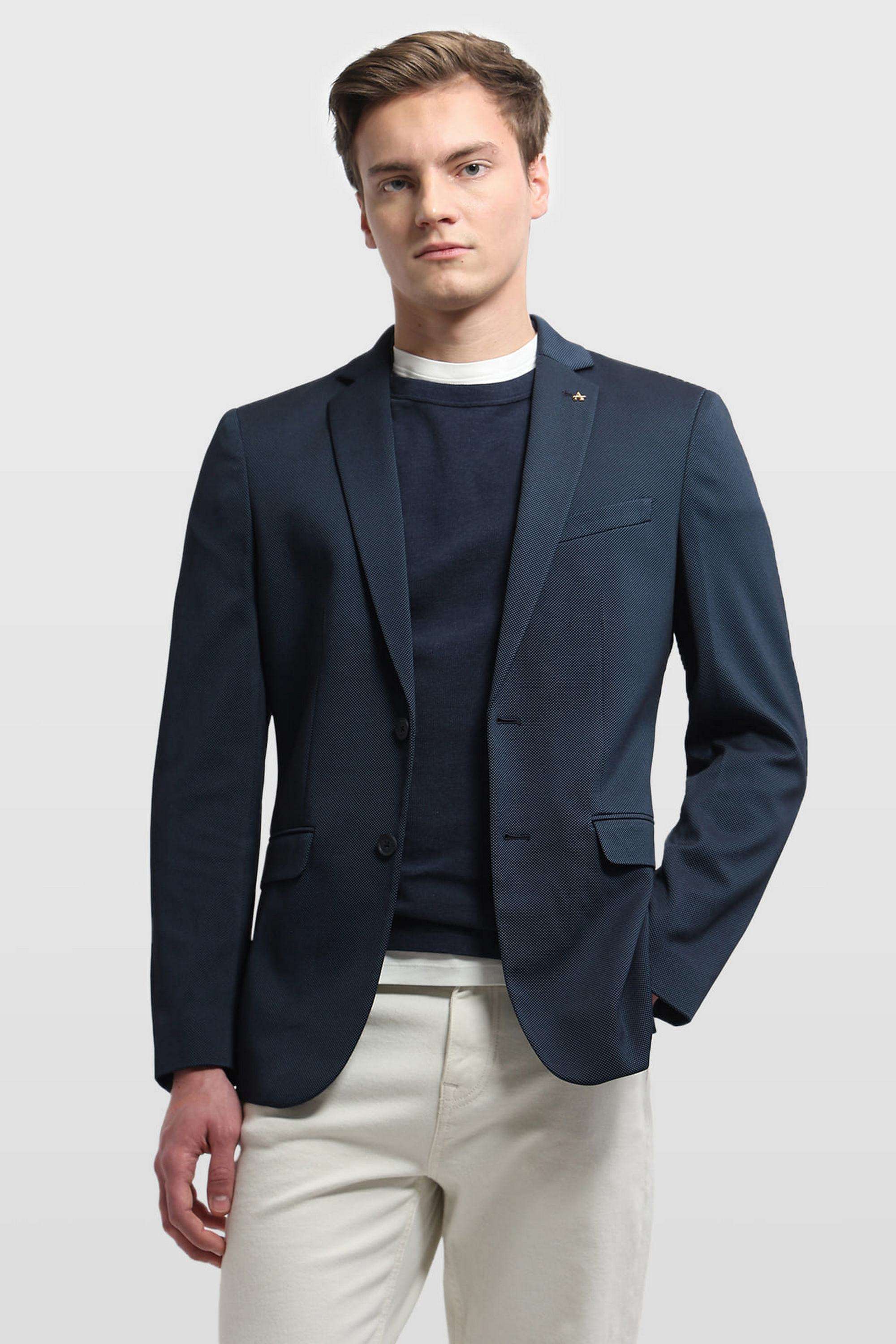 Printed-Polyester-Slim-Fit-Men-s-Blazer