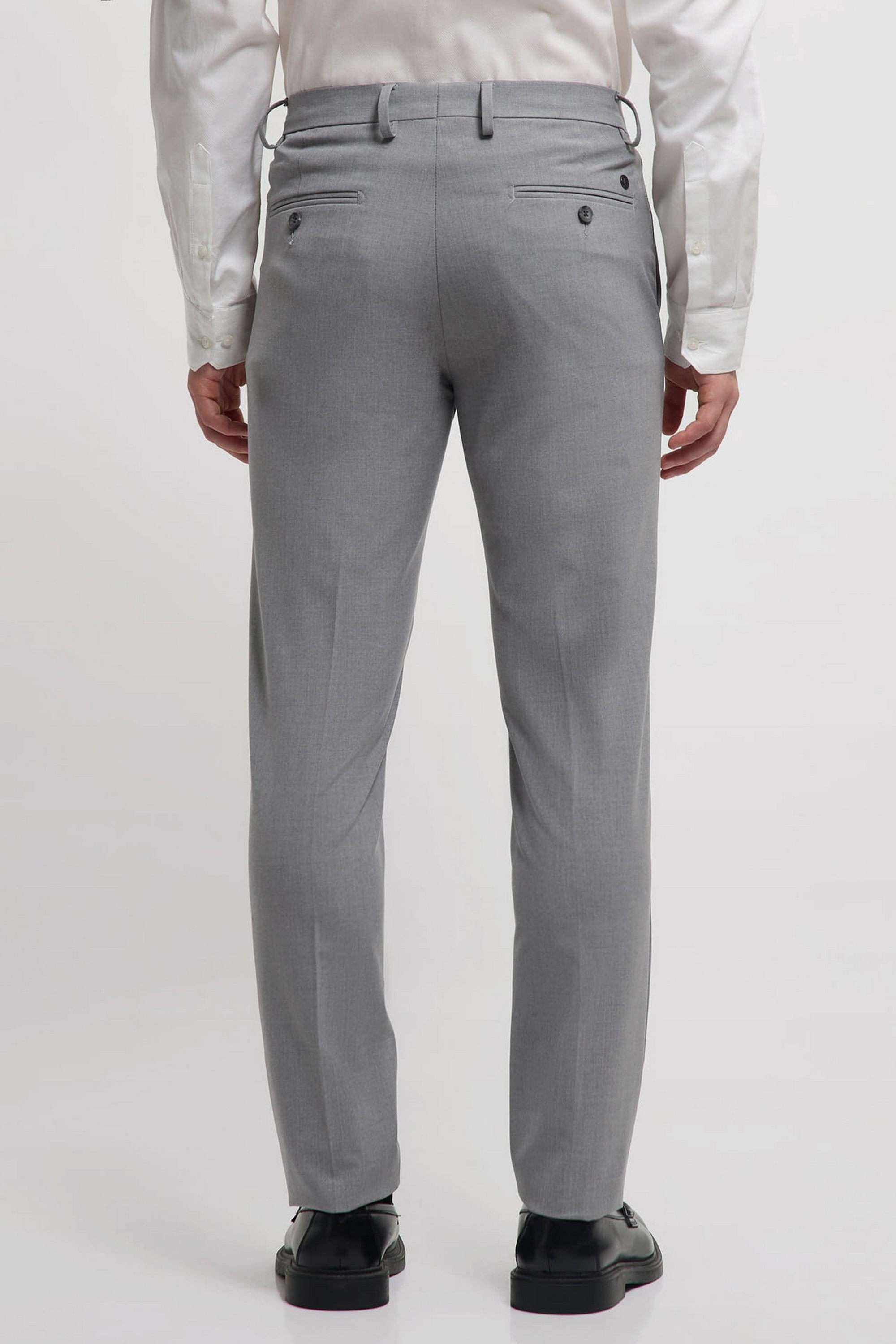 Solid-Polyester-Super-Slim-Fit-Men-s-Formal-Trousers