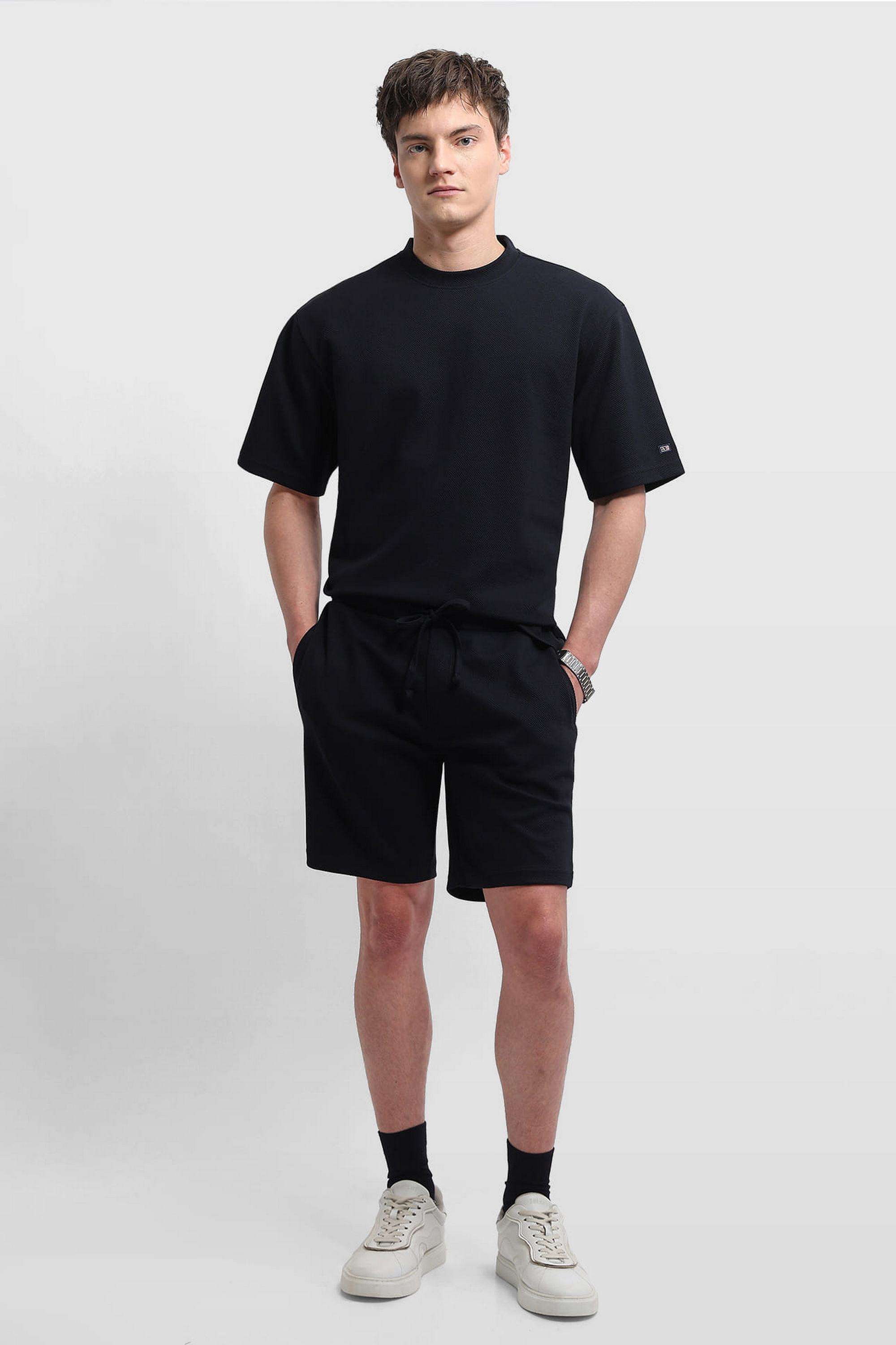 Solid-Cotton-Regular-Fit-Men-s-Co-Ord-Set