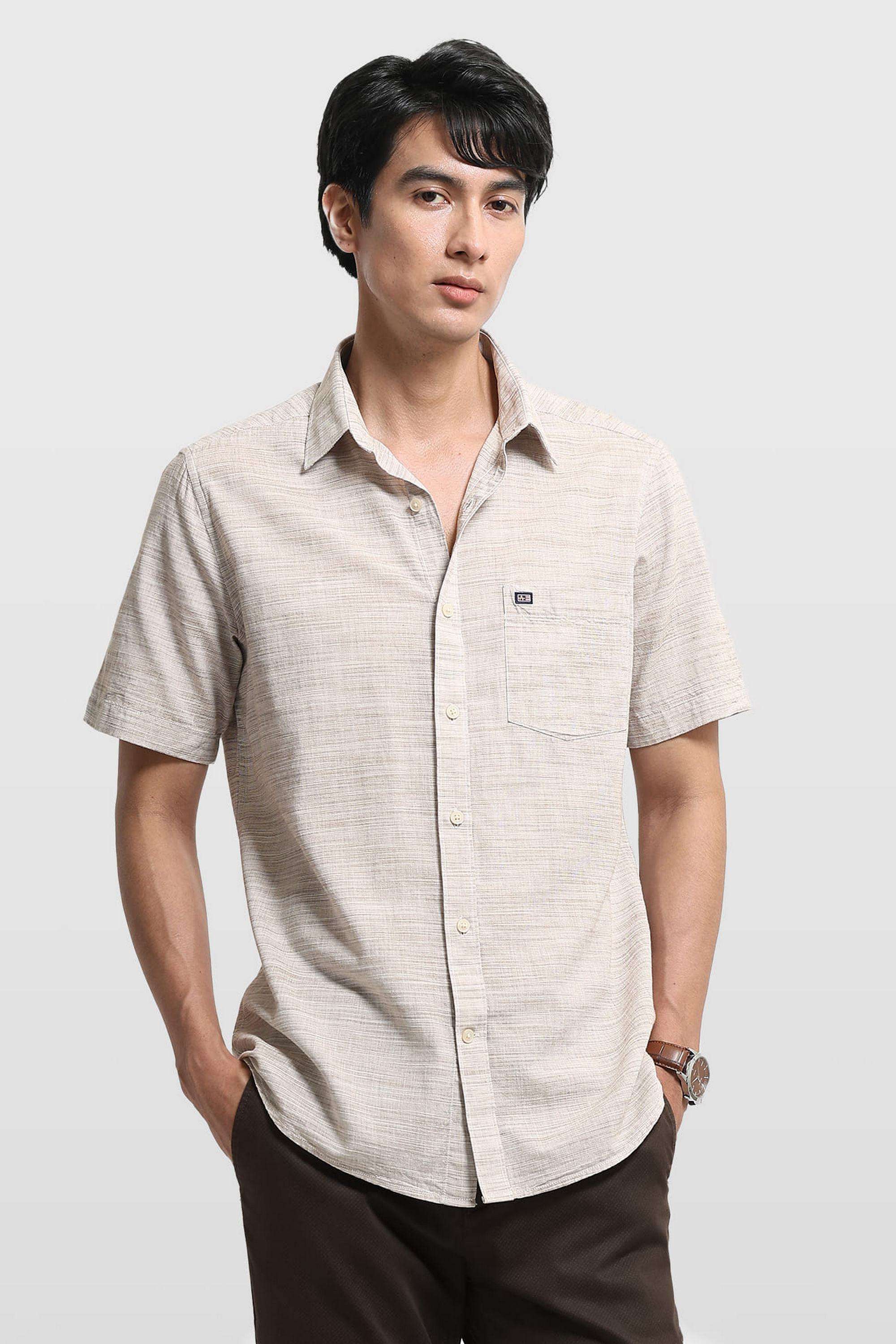 Textured-Cotton-Regular-Fit-Men-s-Shirt