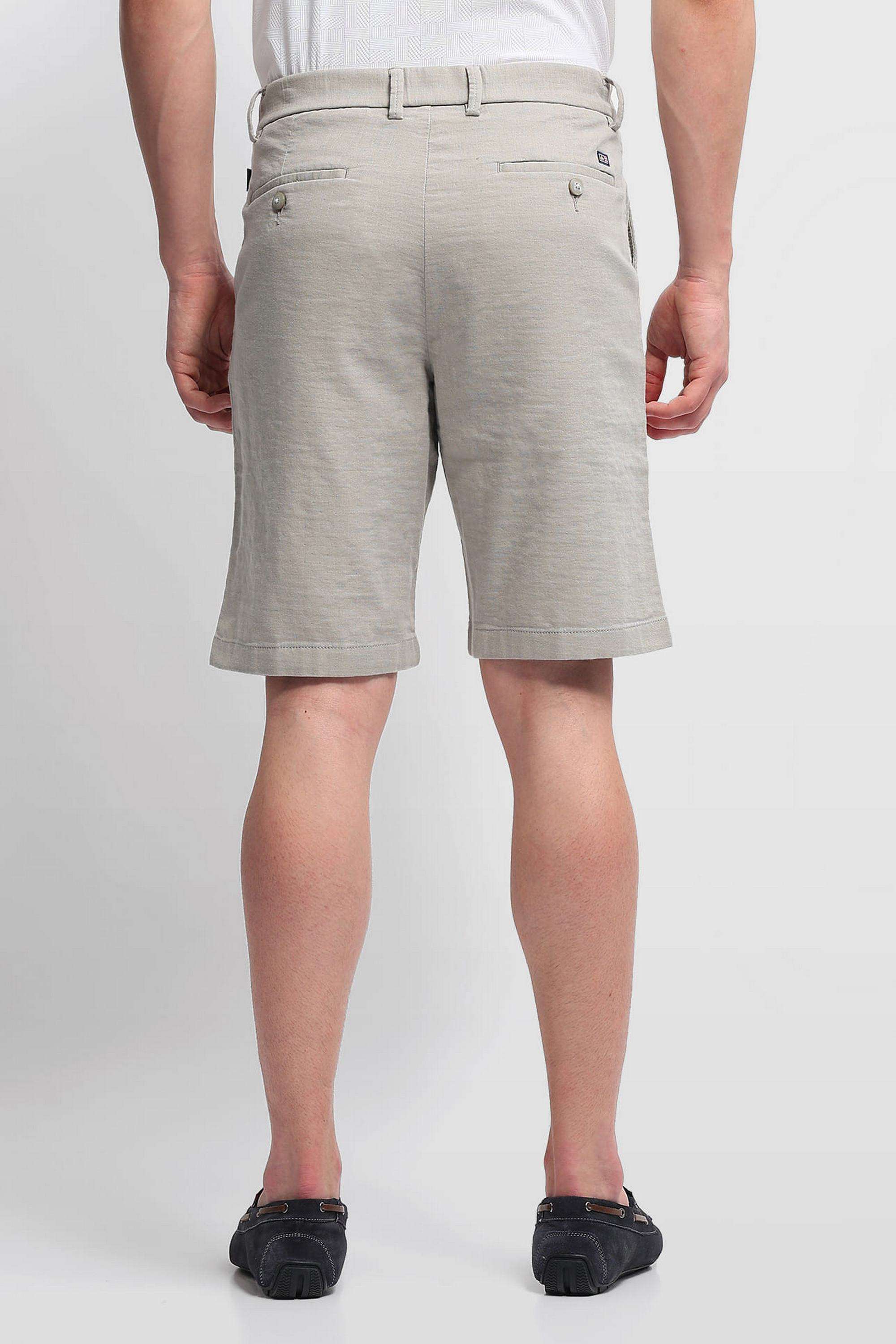 Solid-Cotton-Regular-Fit-Men-s-Shorts
