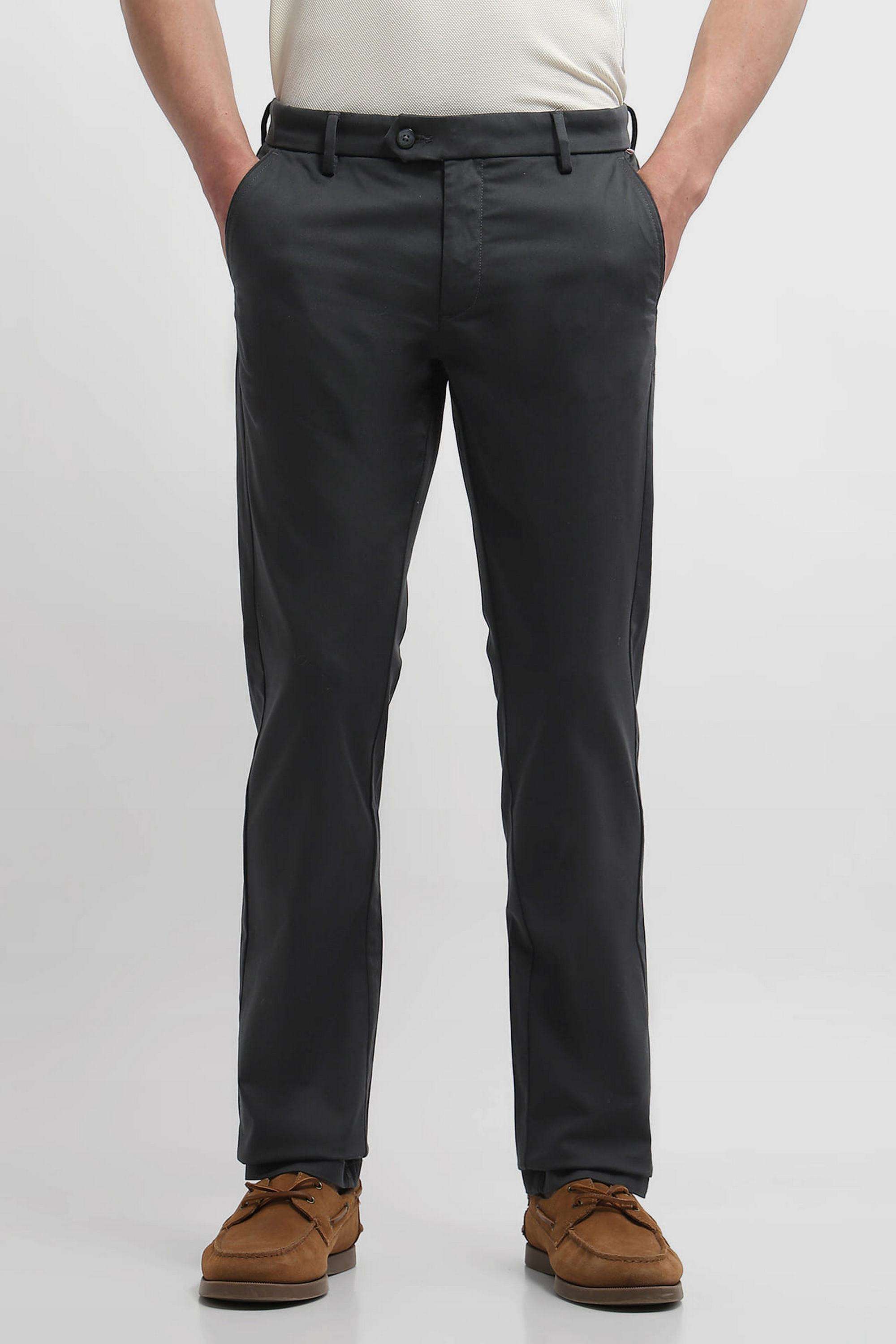 Solid-Cotton-Regular-Fit-Men-s-Casual-Wear-Trousers