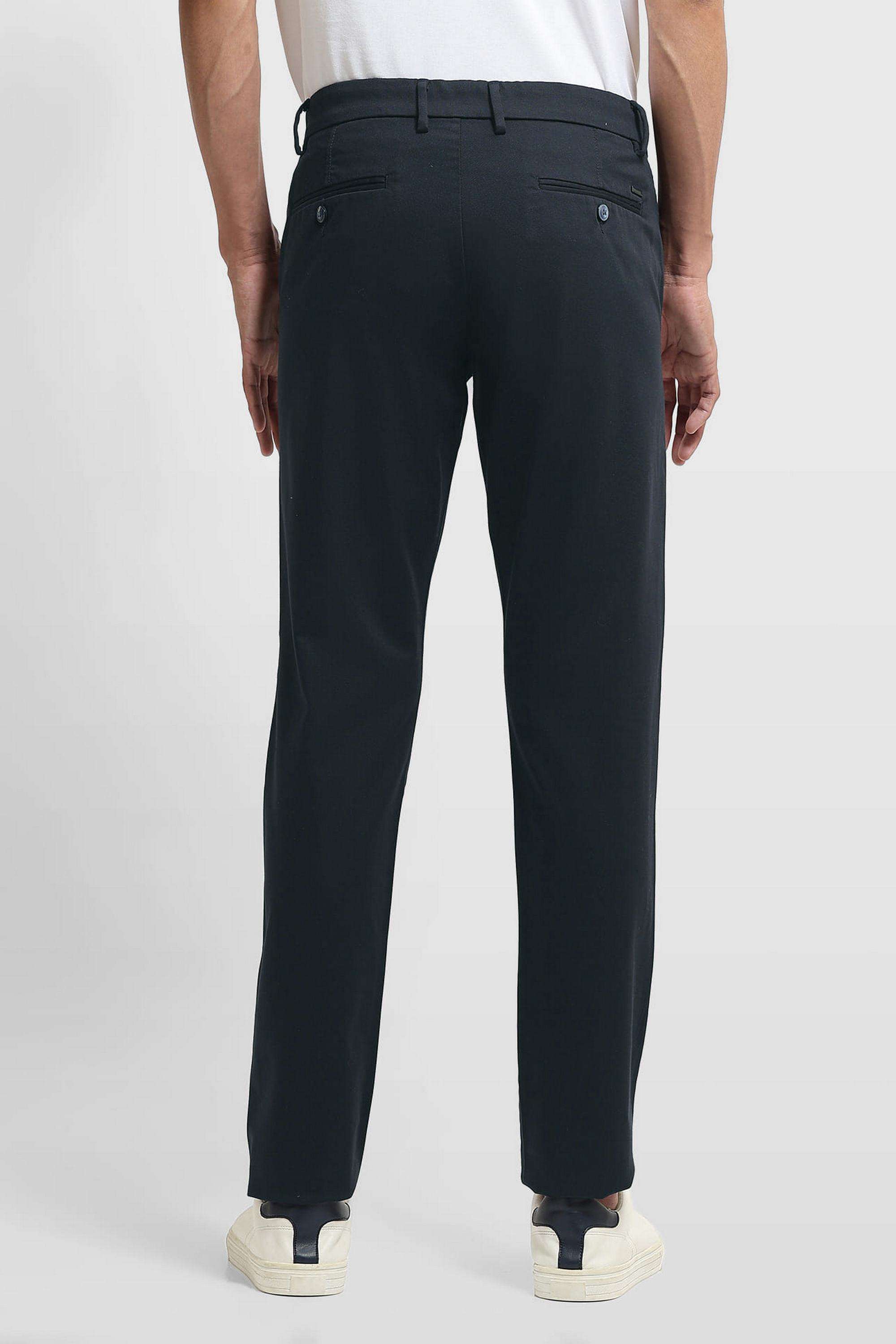 Solid-Cotton-Slim-Fit-Men-s-Trousers
