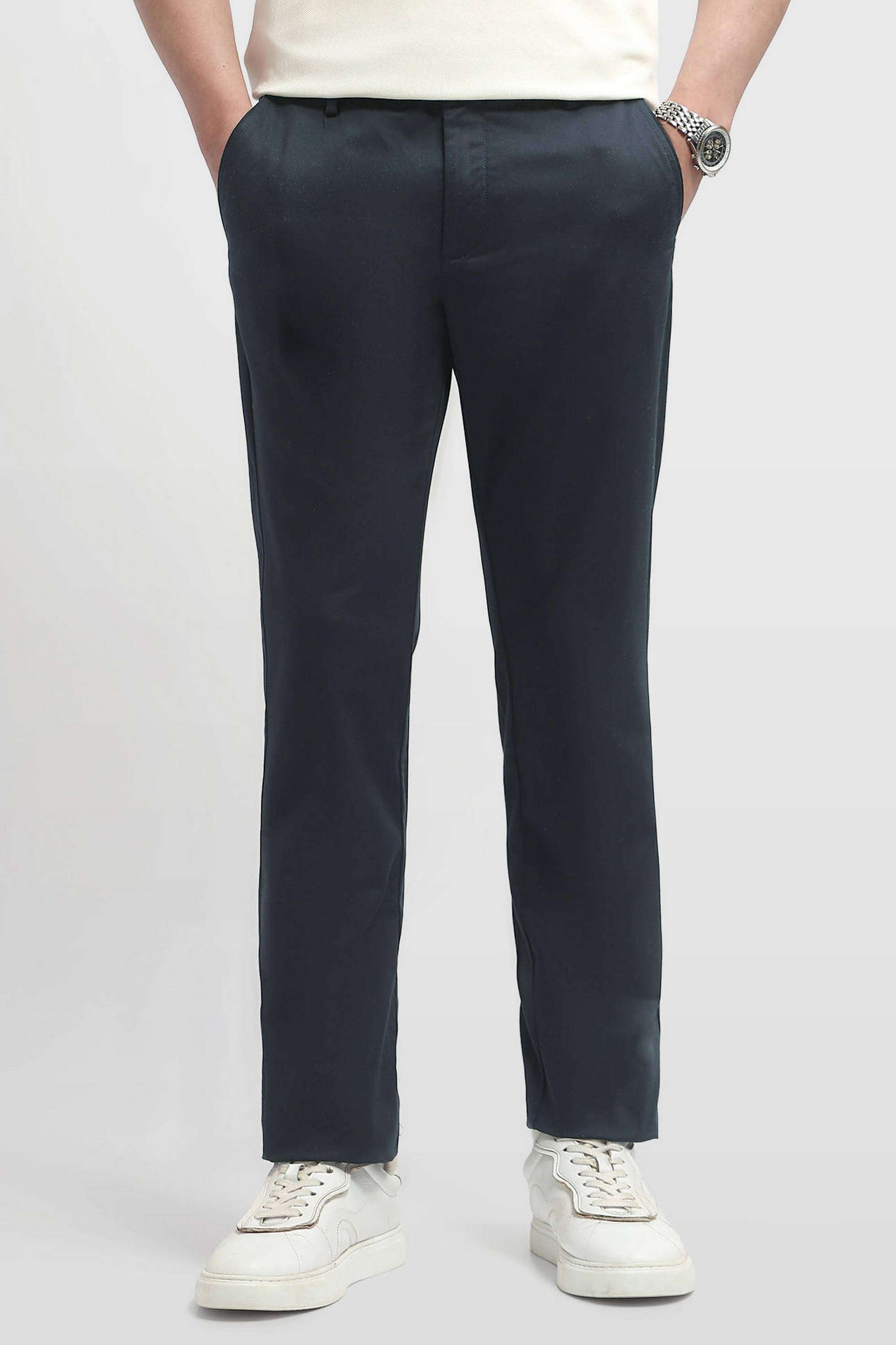 Solid-Cotton-Regular-Fit-Men-s-Trousers
