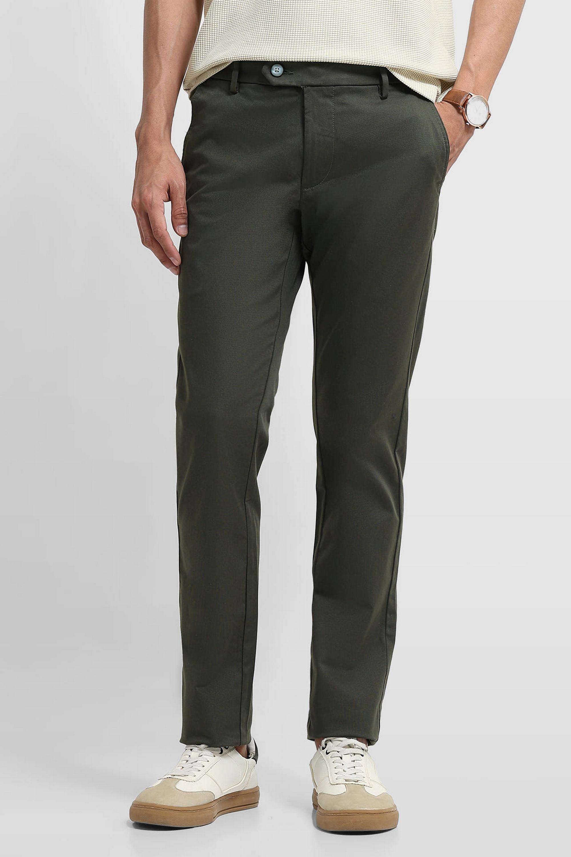 Solid-Cotton-Slim-Fit-Men-s-Trousers