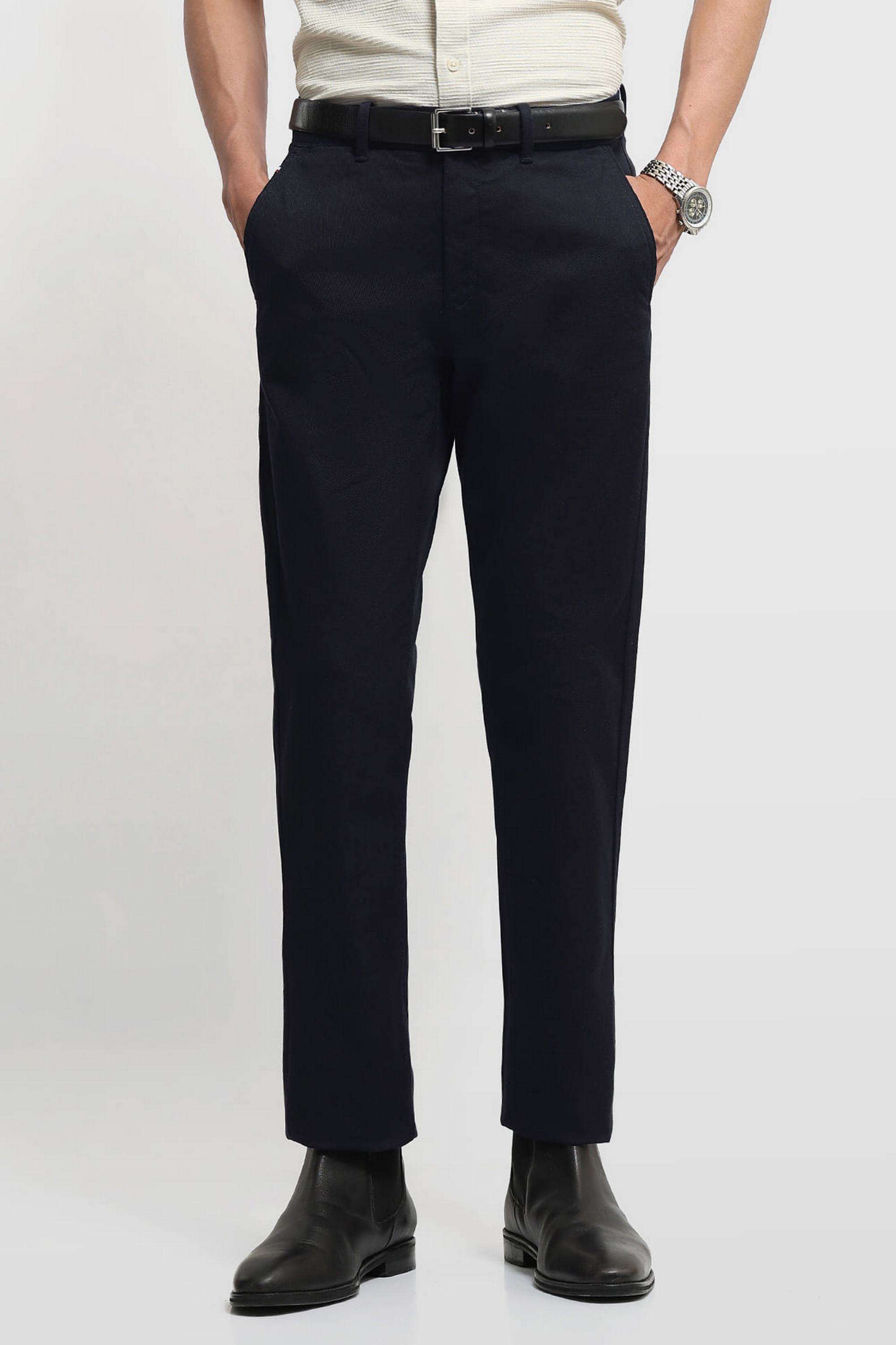 Solid-Cotton-Regular-Fit-Men-s-Trousers