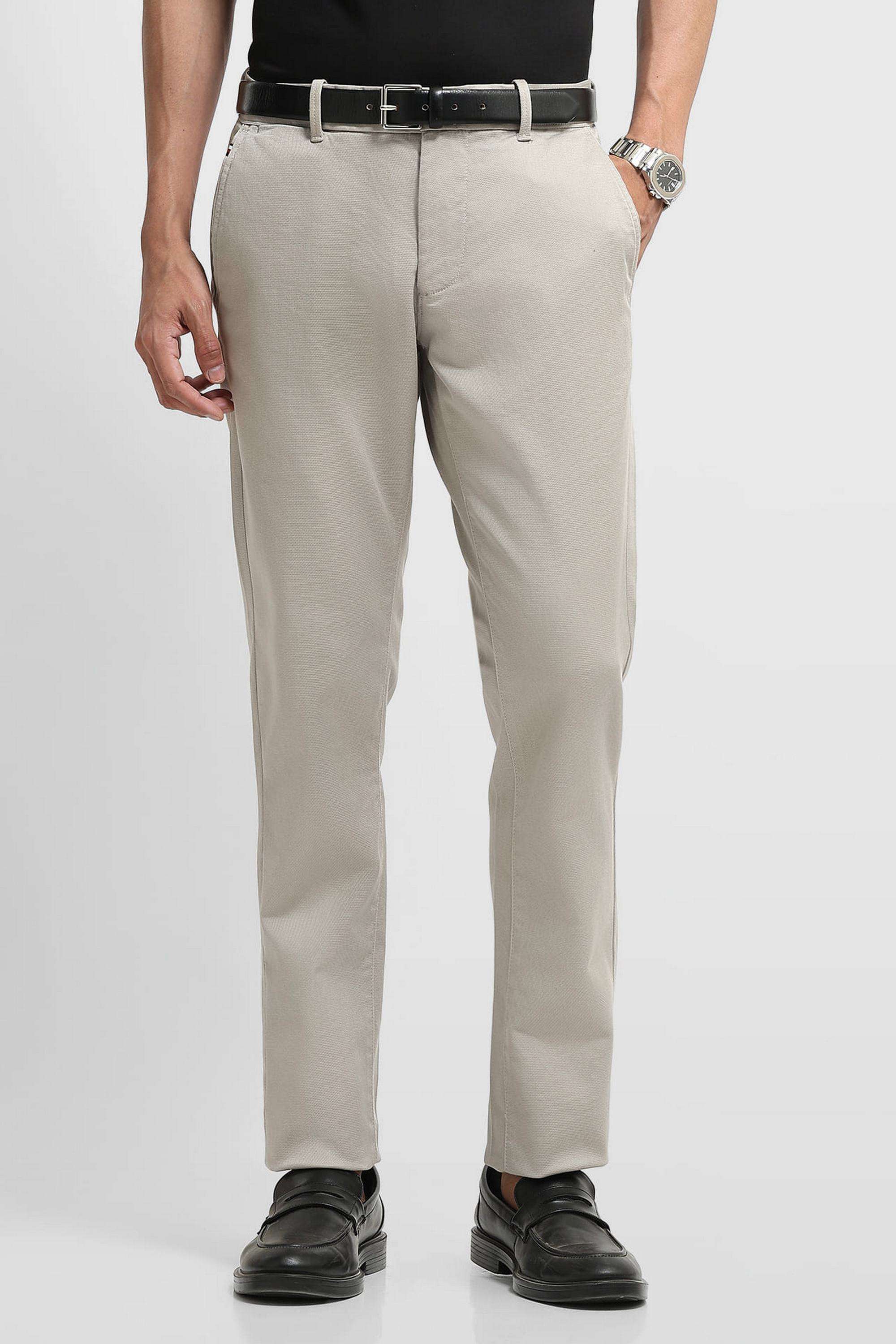 Solid-Cotton-Slim-Fit-Men-s-Trousers