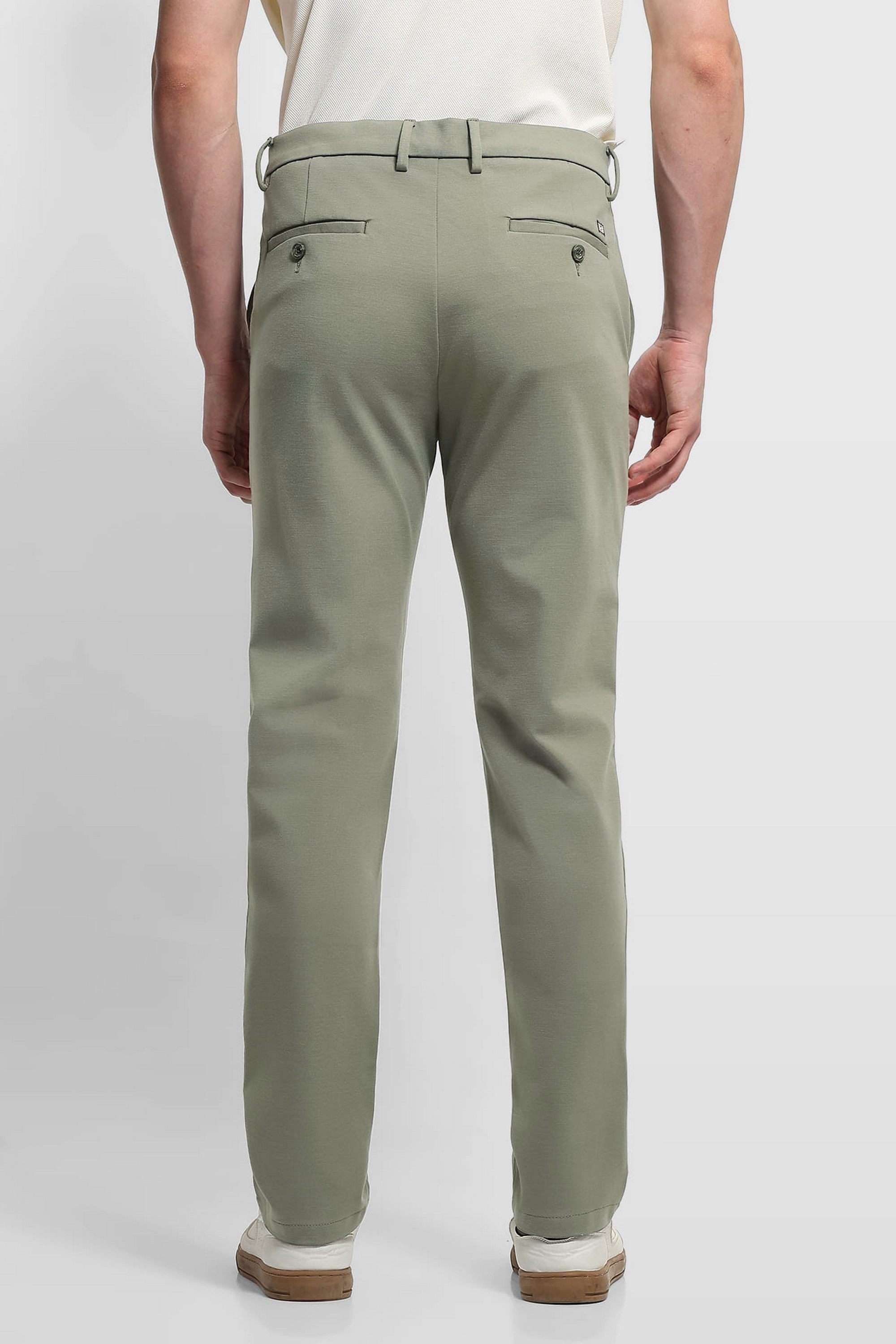 Solid-Rayon-Skinny-Fit-Men-s-Casual-Trousers