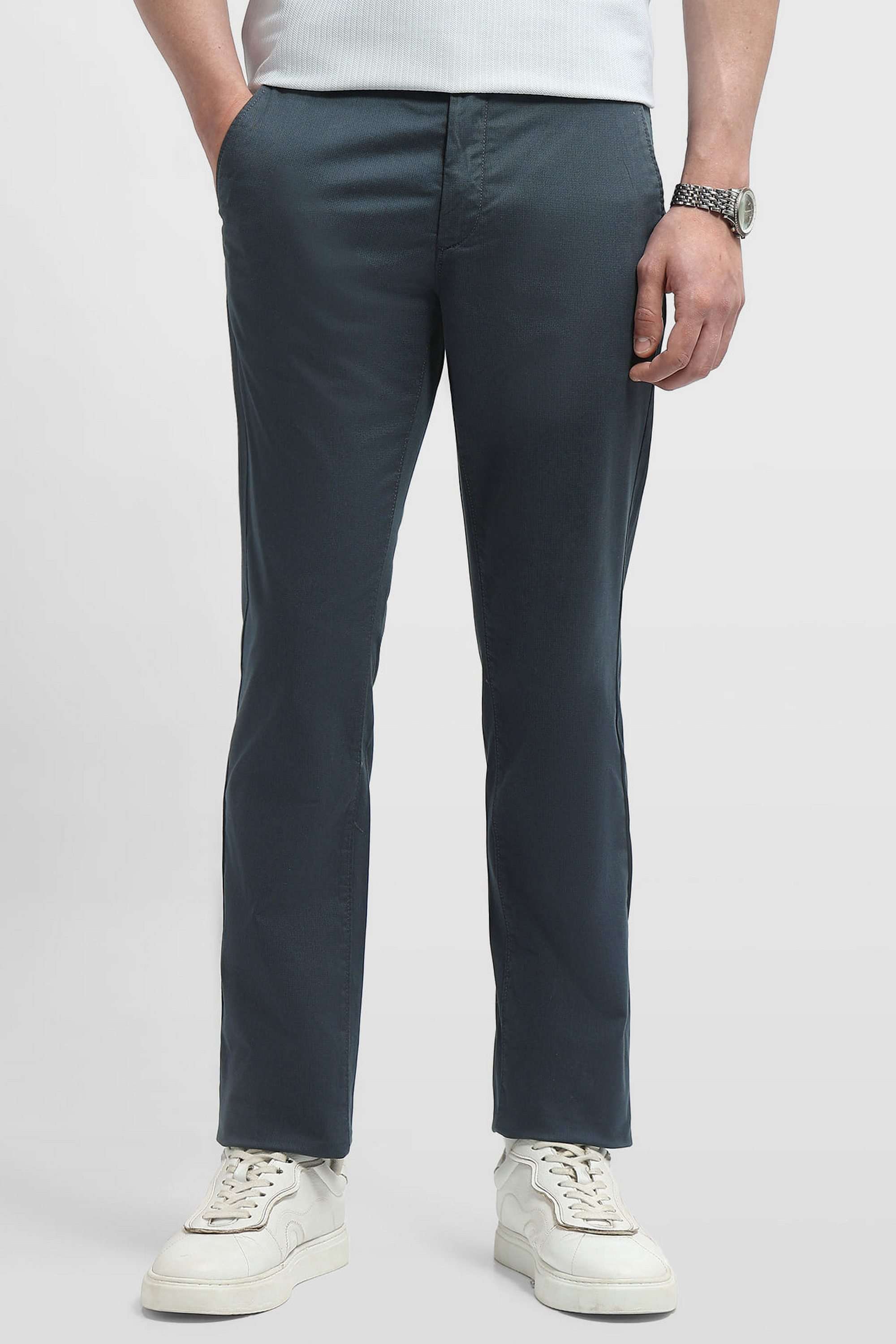 Hudson-Printed-Cotton-Blend-Regular-Fit-Men-s-Casual-Wear-Trousers
