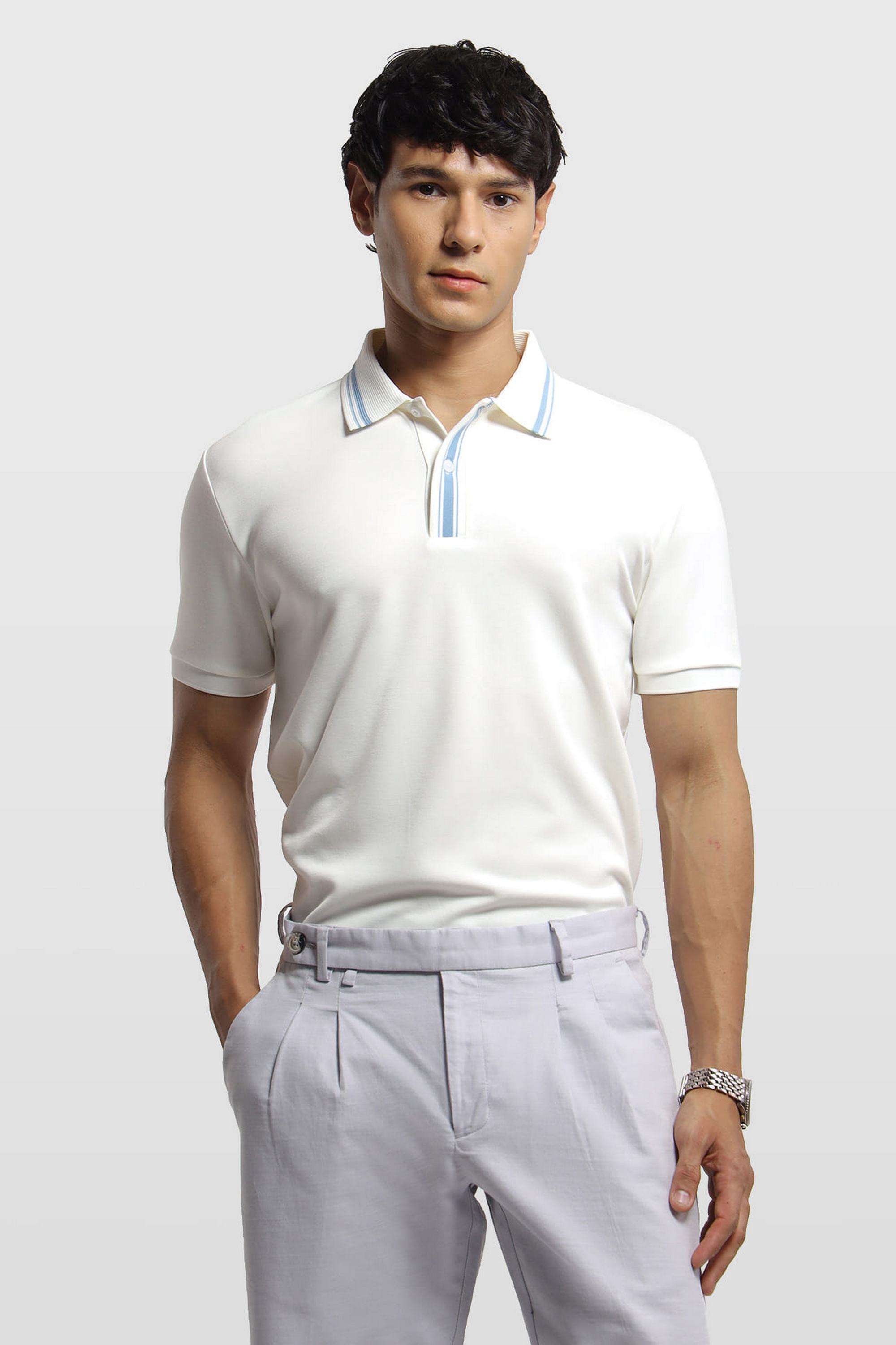 Solid-Rayon-Polo-Men-s-T-Shirt