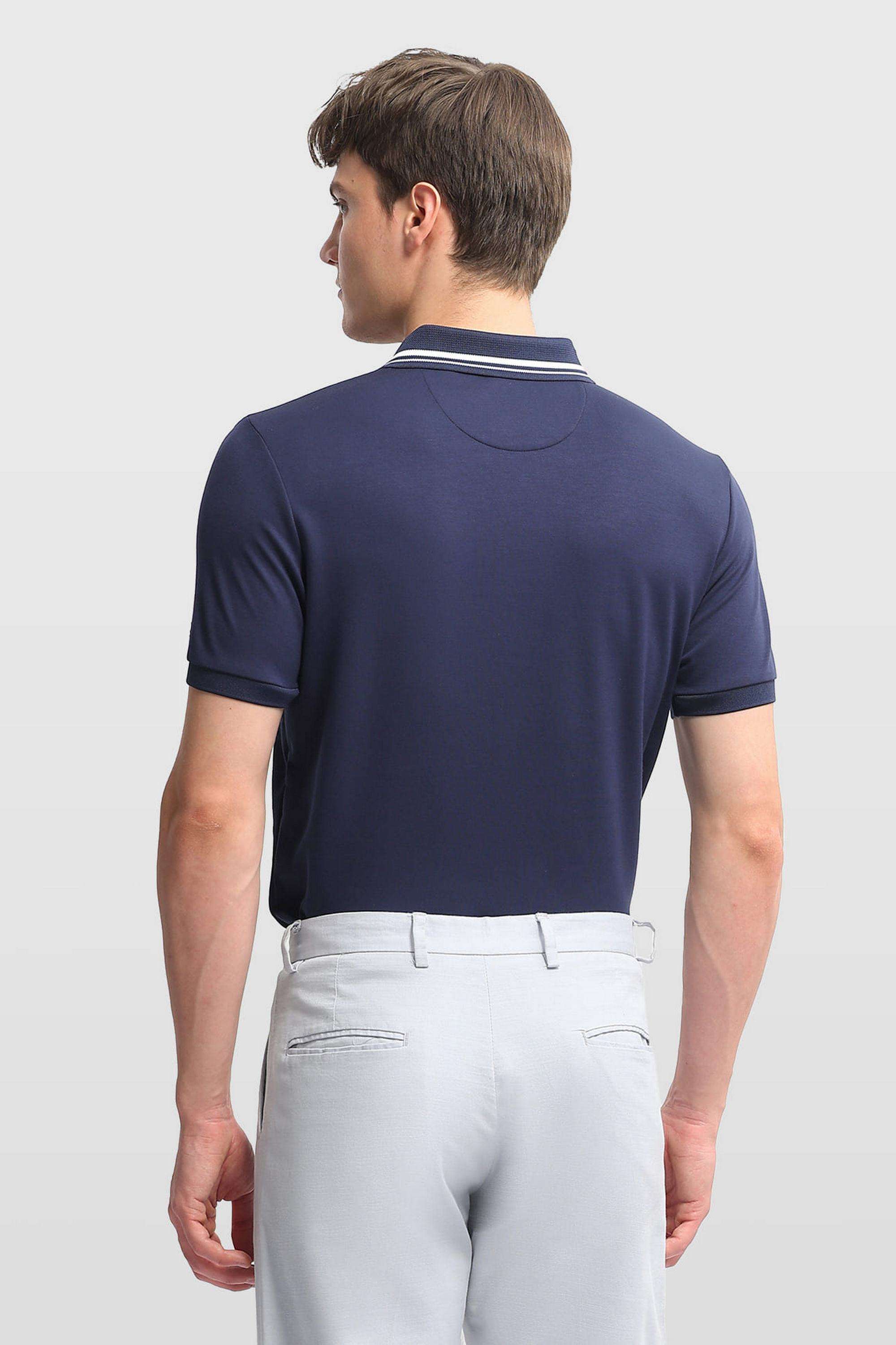 Solid-Rayon-Polo-Men-s-T-Shirt