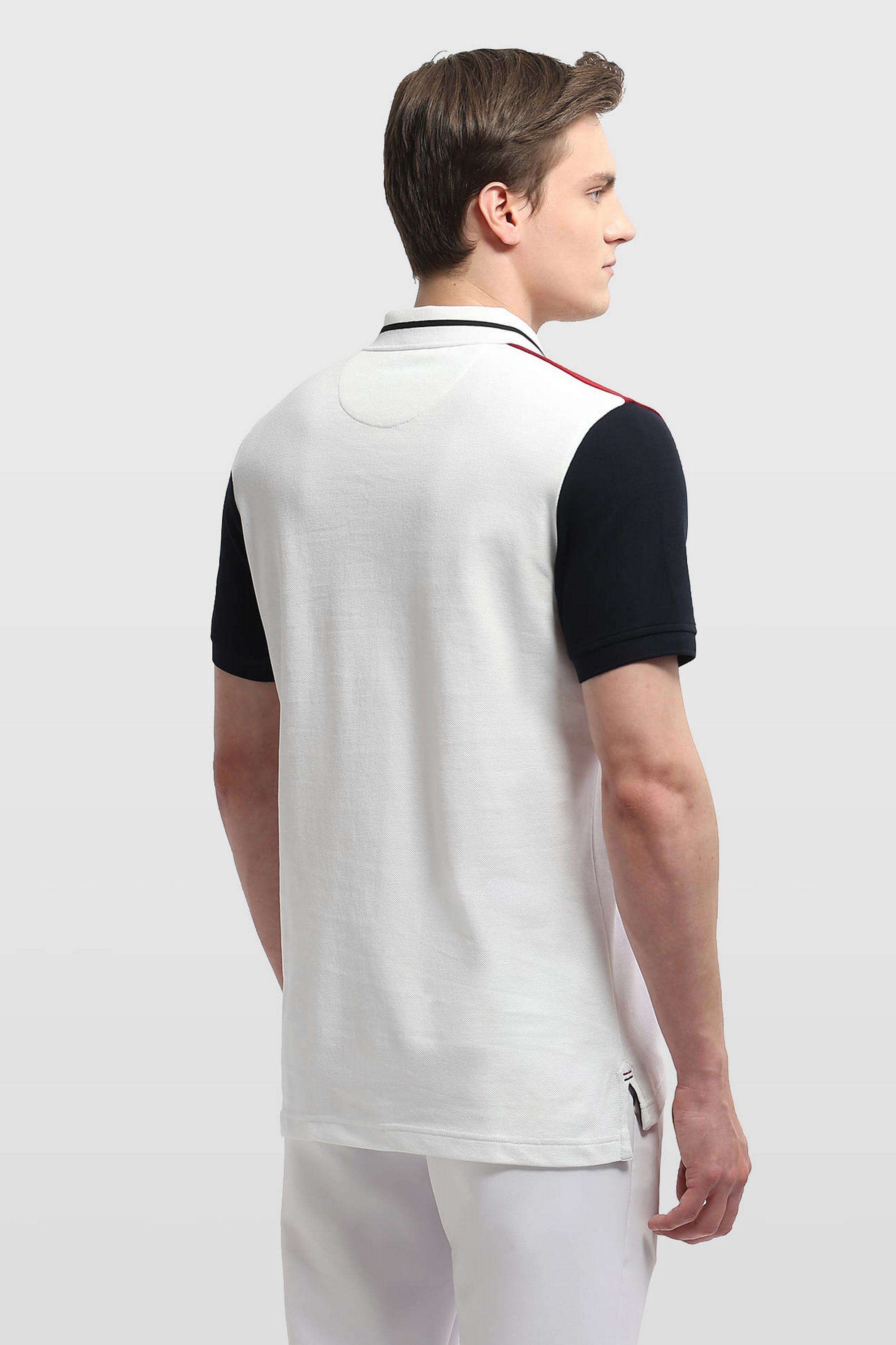 Color-Block-Cotton-Polo-Men-s-T-Shirt