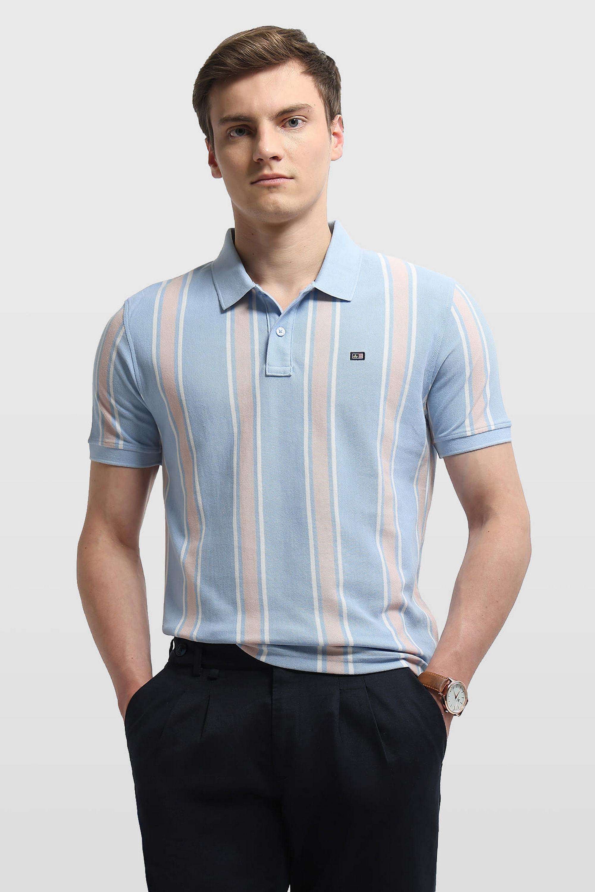 Stripes-Cotton-Polo-Men-s-T-Shirt