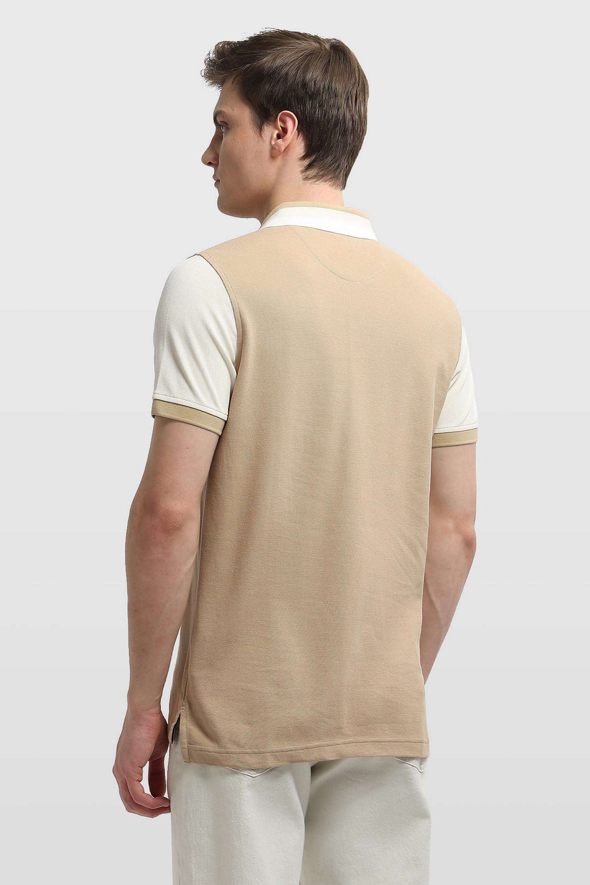 Color-Block-Cotton-Polo-Men-s-T-Shirt
