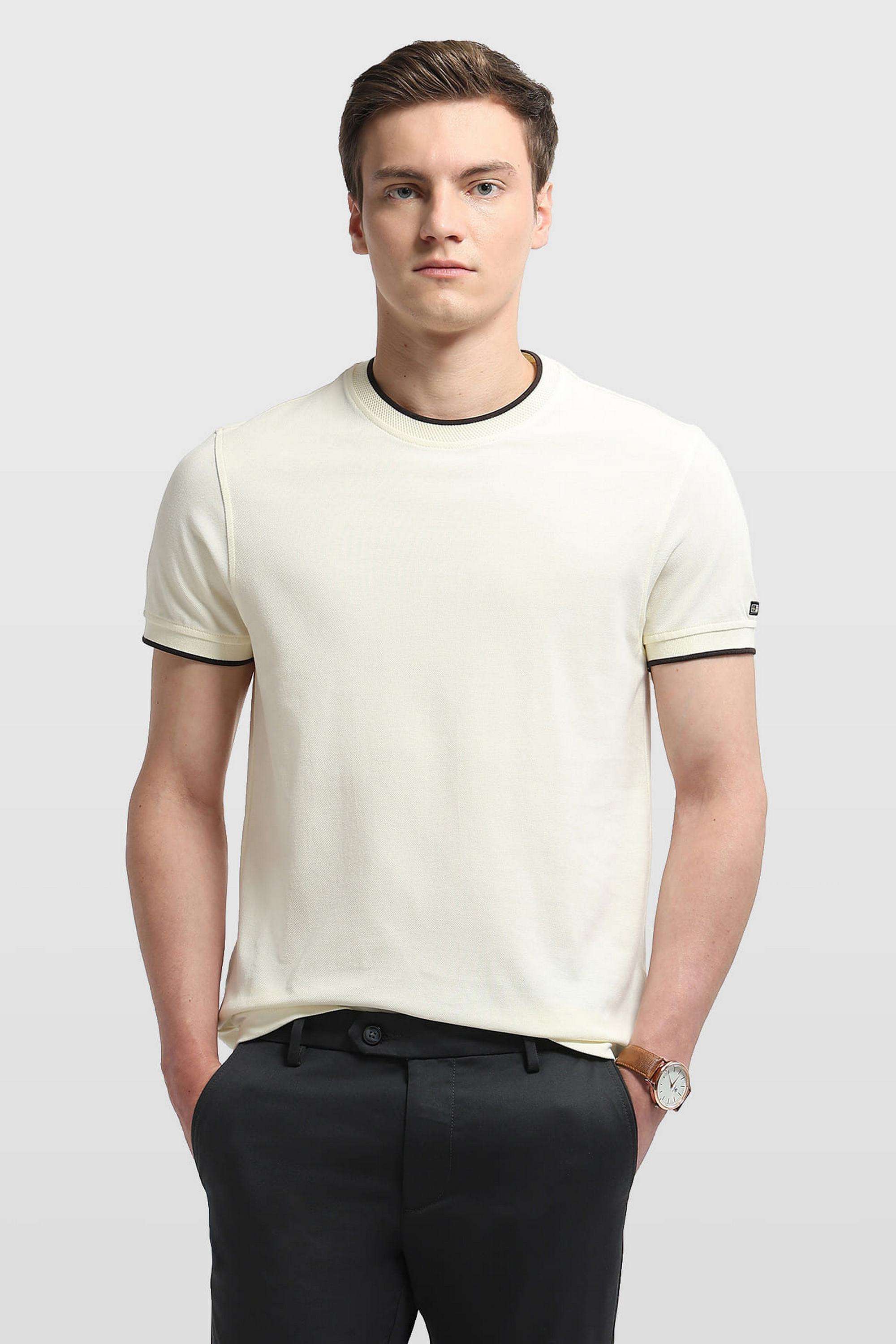 Solid-Cotton-Round-Neck-Men-s-T-Shirt
