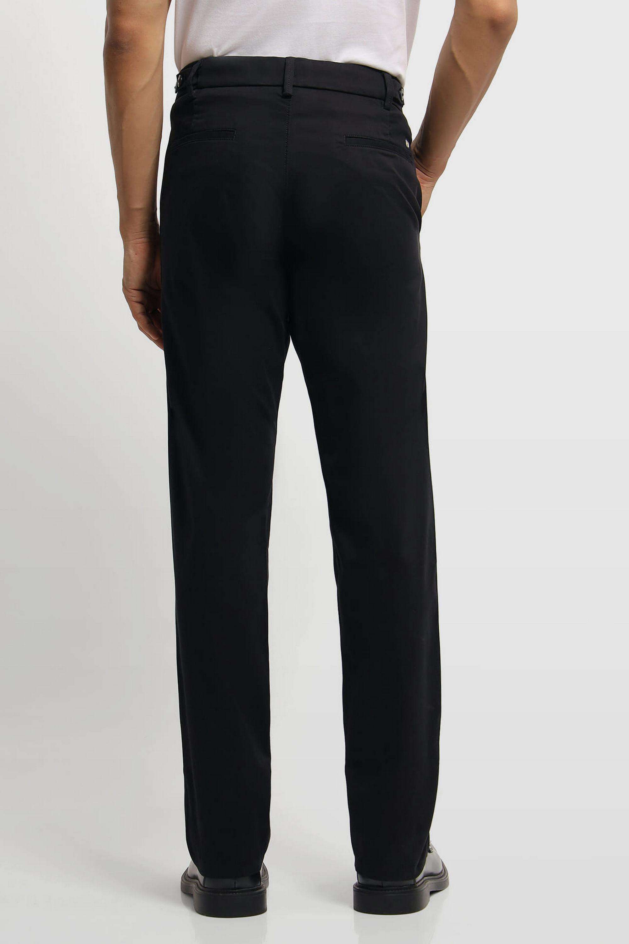 Solid-Cotton-Slim-Fit-Men-s-Casual-Trousers