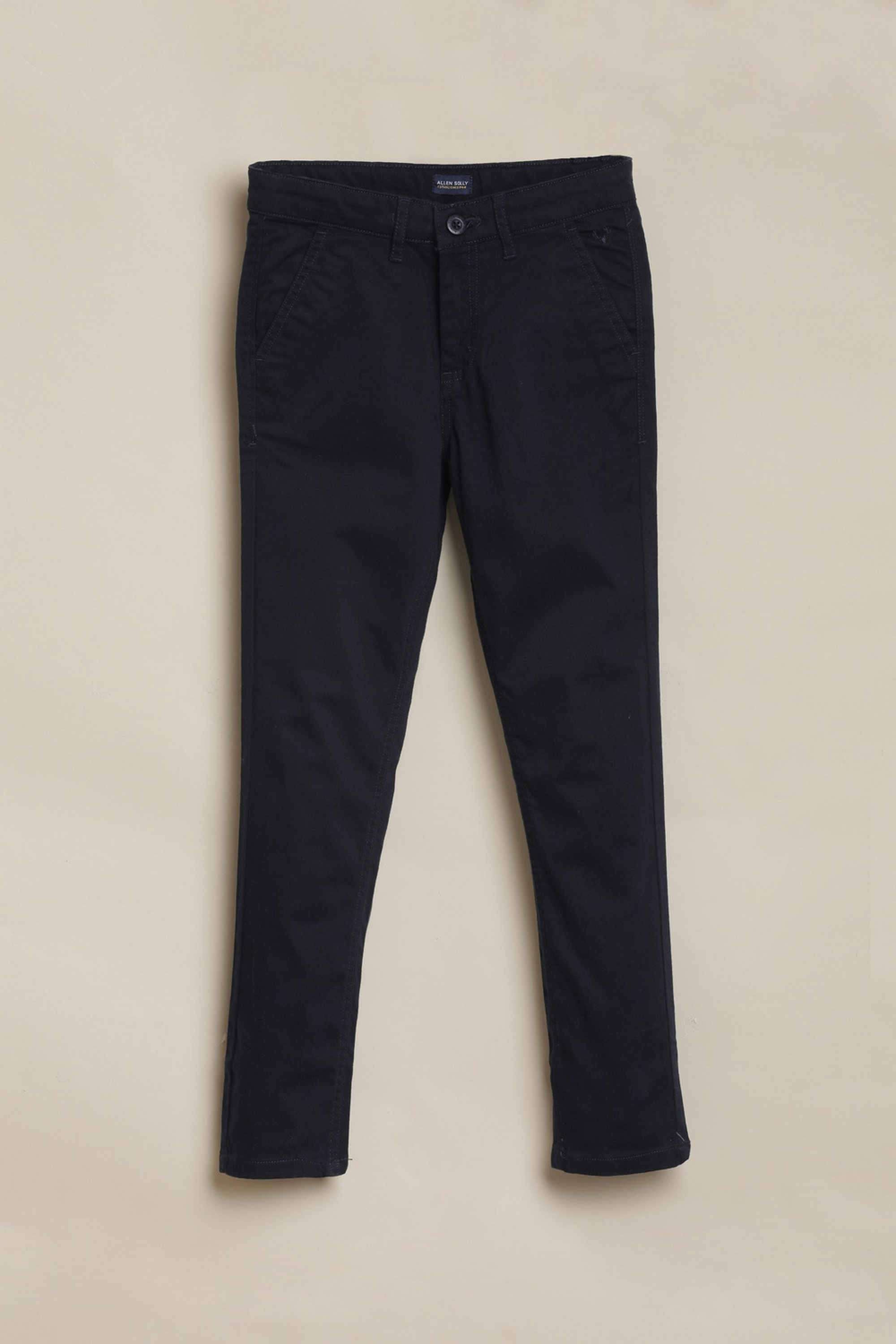 Solid-Cotton-Slim-Fit-Boys-Trousers