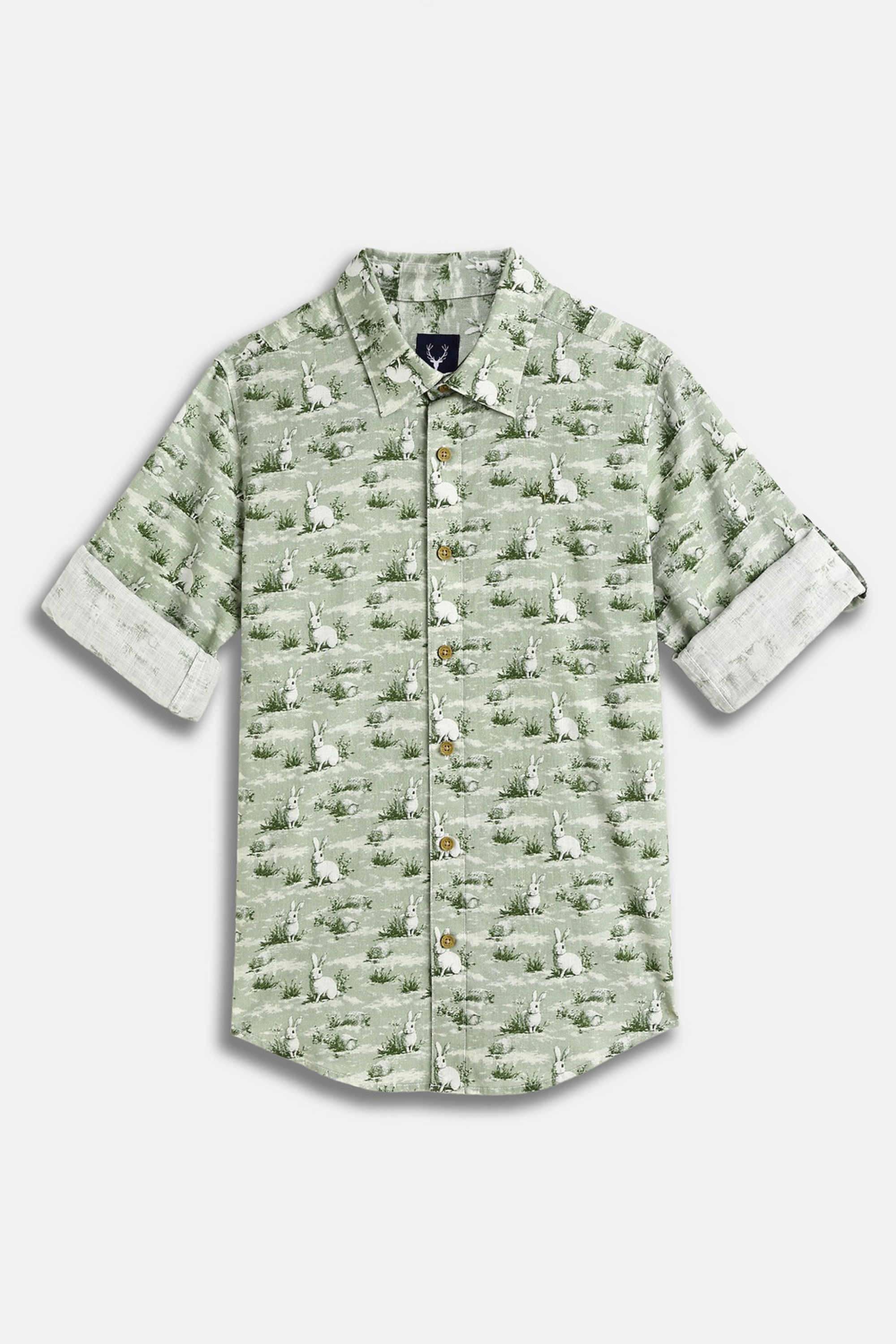 Printed-Cotton-Boys-Casual-Wear-Shirt
