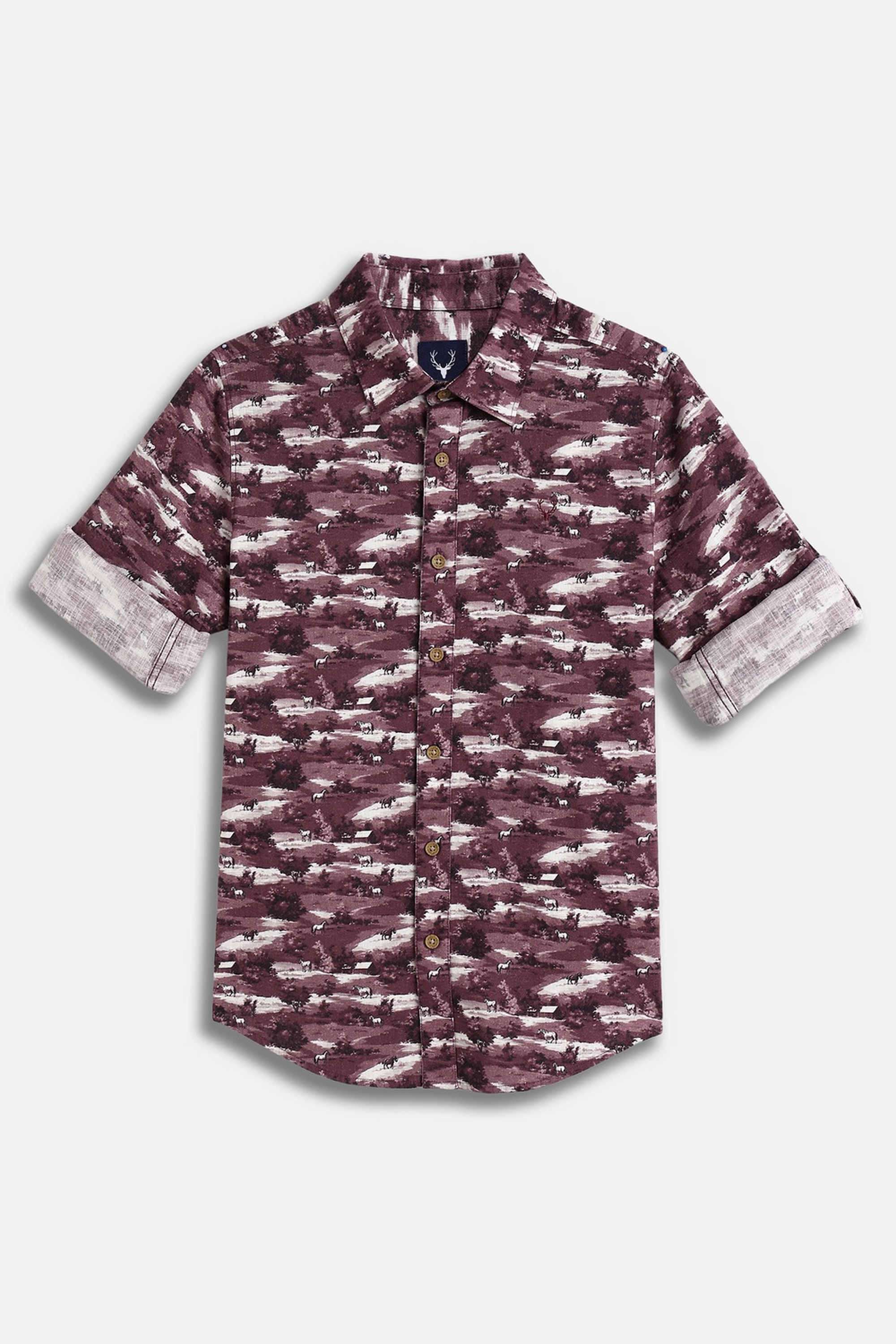 Printed-Cotton-Boys-Casual-Wear-Shirt